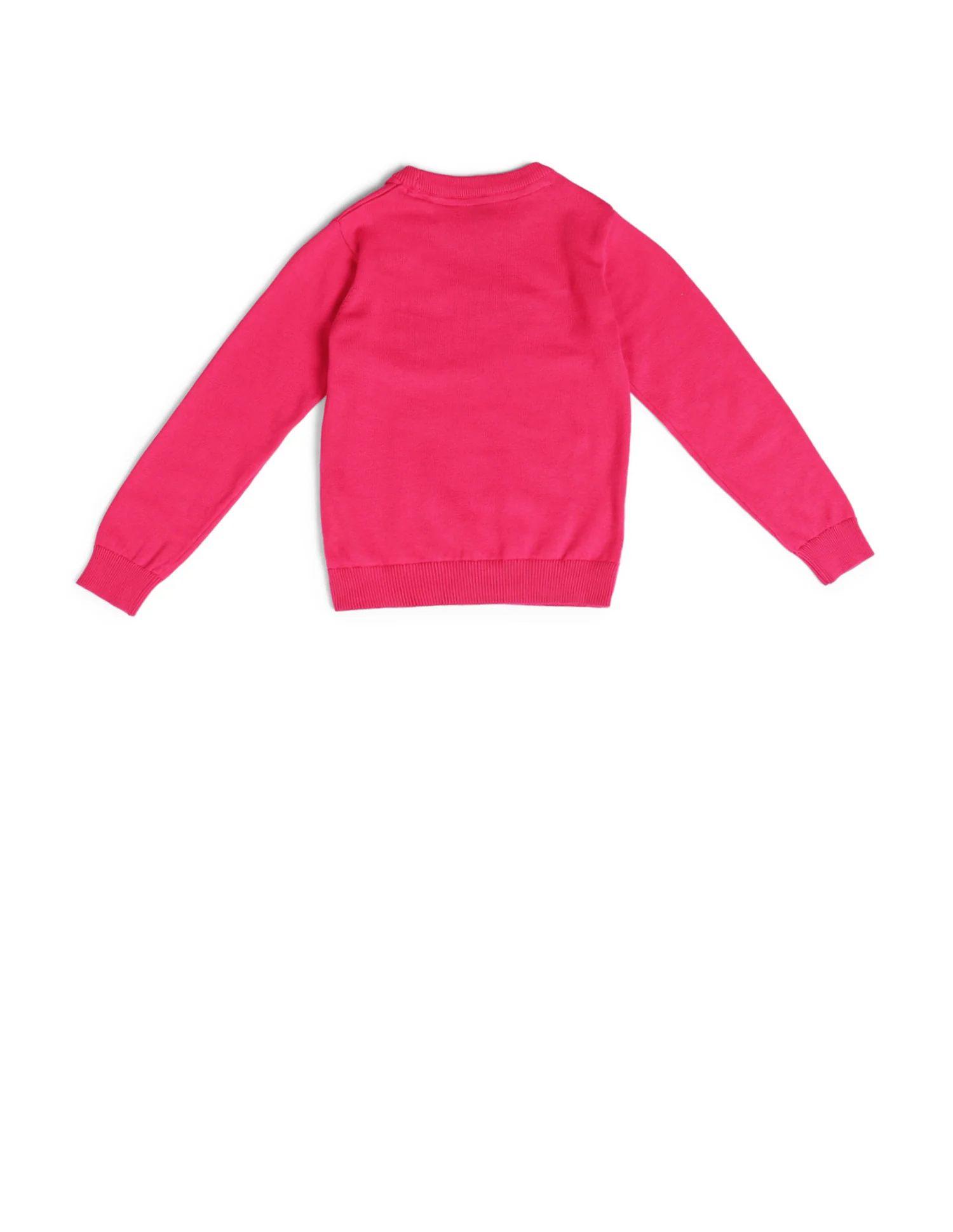 Girls Regular Fit Graphic Printed Sweater - Image 6