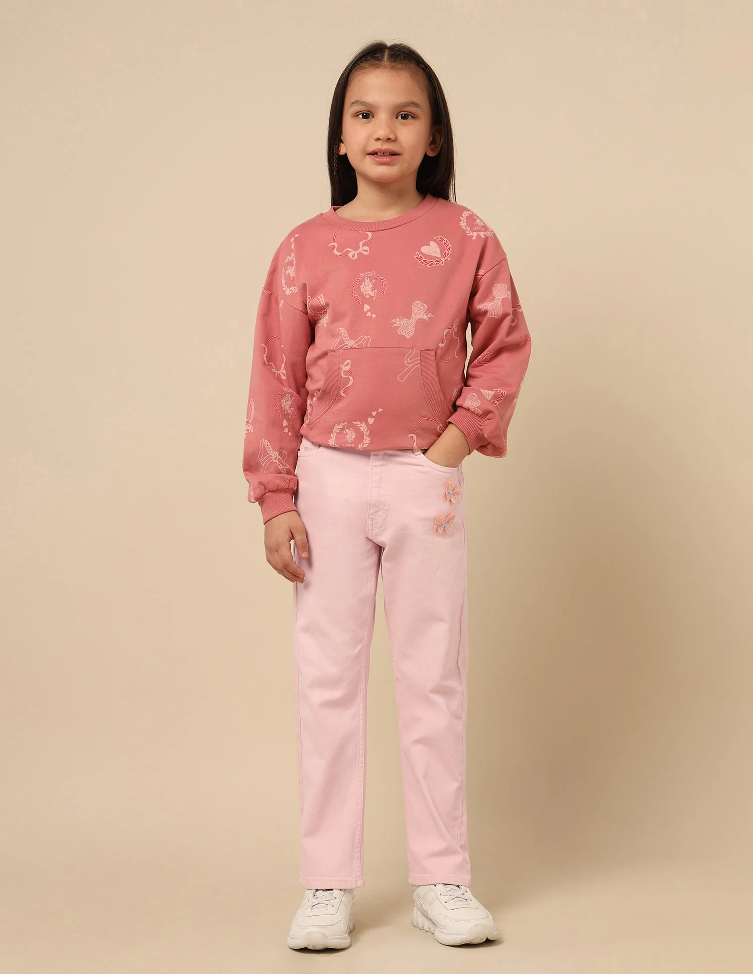 Girls Regular Fit Mid Rise Jeans - Image 3
