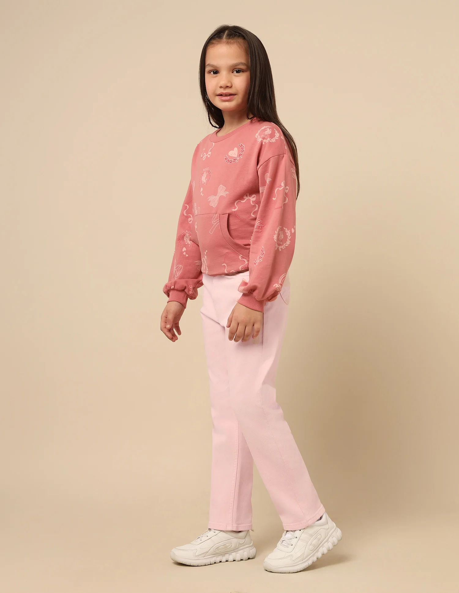 Girls Regular Fit Mid Rise Jeans - Image 4