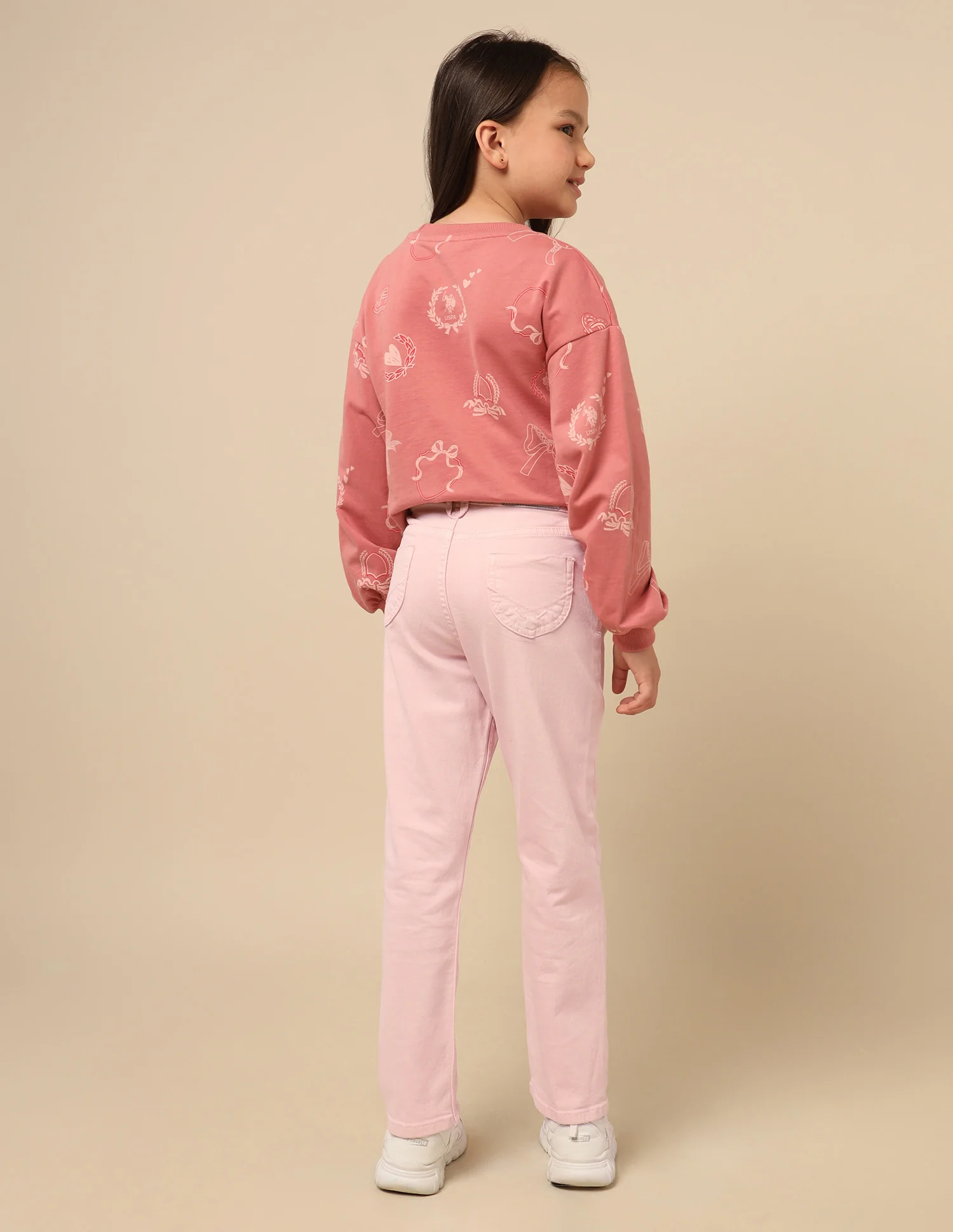 Girls Regular Fit Mid Rise Jeans - Image 5
