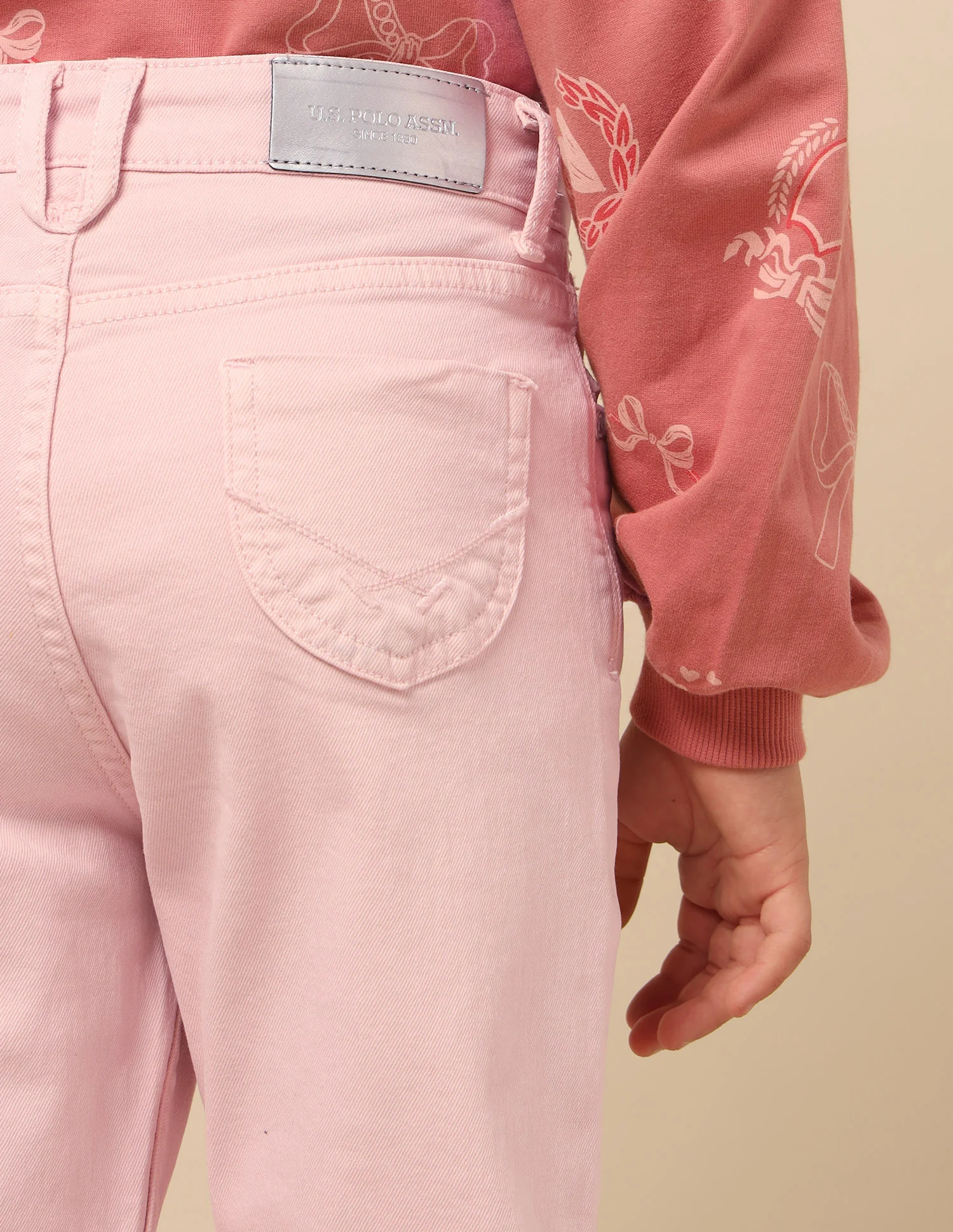 Girls Regular Fit Mid Rise Jeans - Image 8