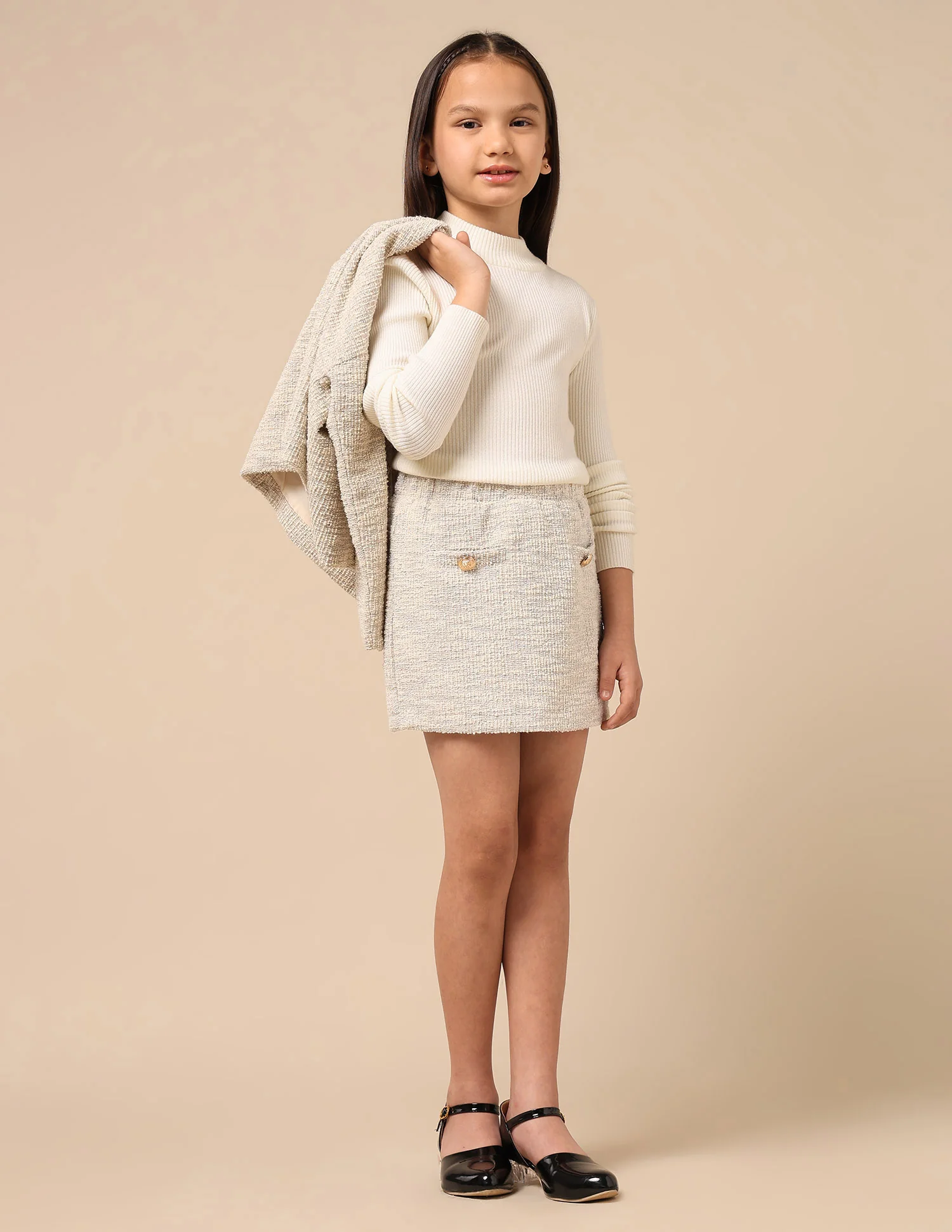 Girls Regular Fit Straight Skirt - Image 3