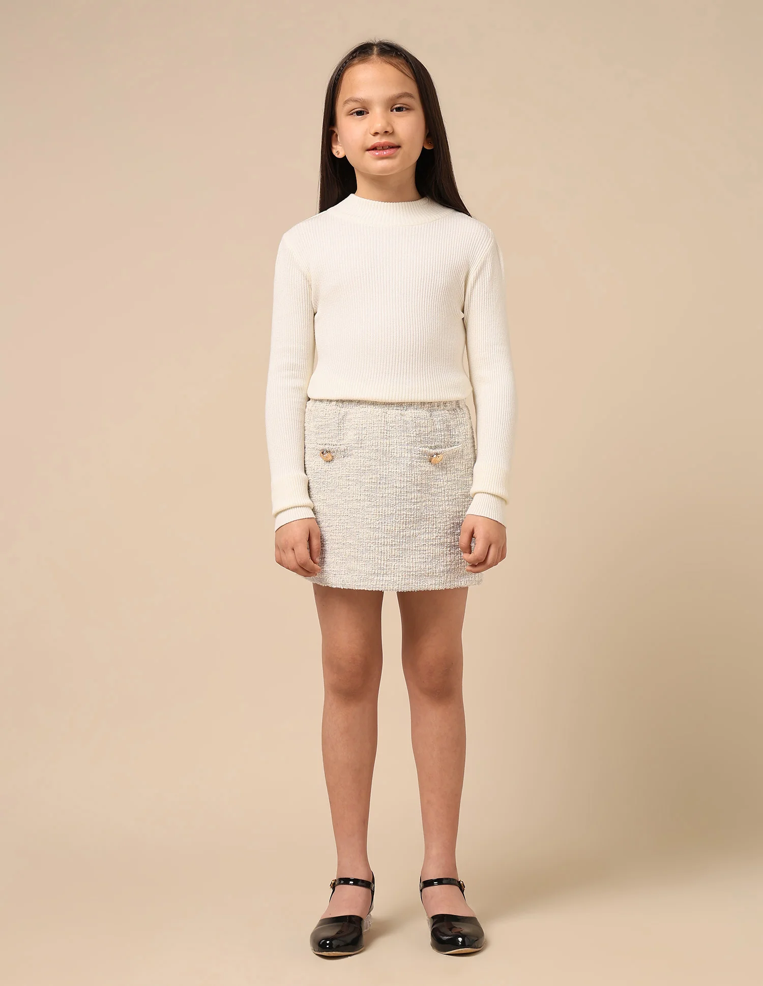 Girls Regular Fit Straight Skirt - Image 6