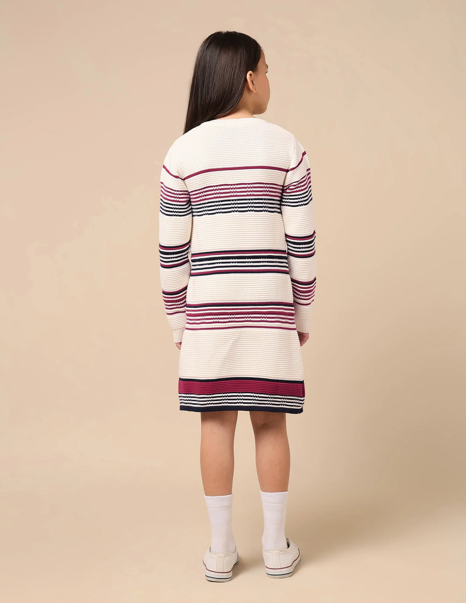 Girls Regular Fit Sweater Dress - Image 5