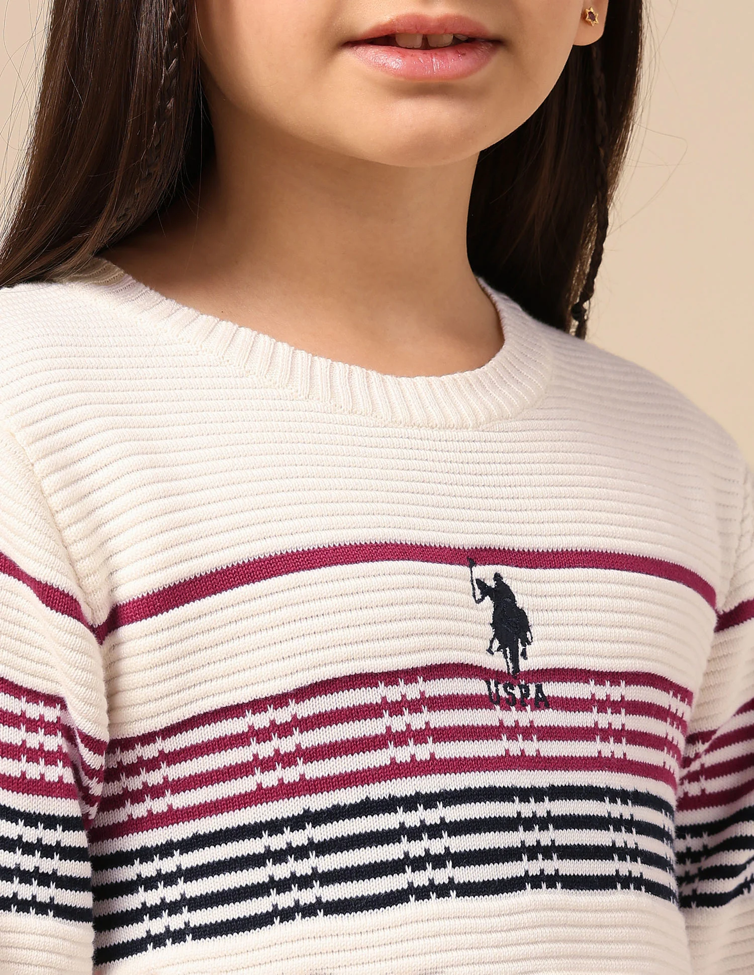 Girls Regular Fit Sweater Dress - Image 7