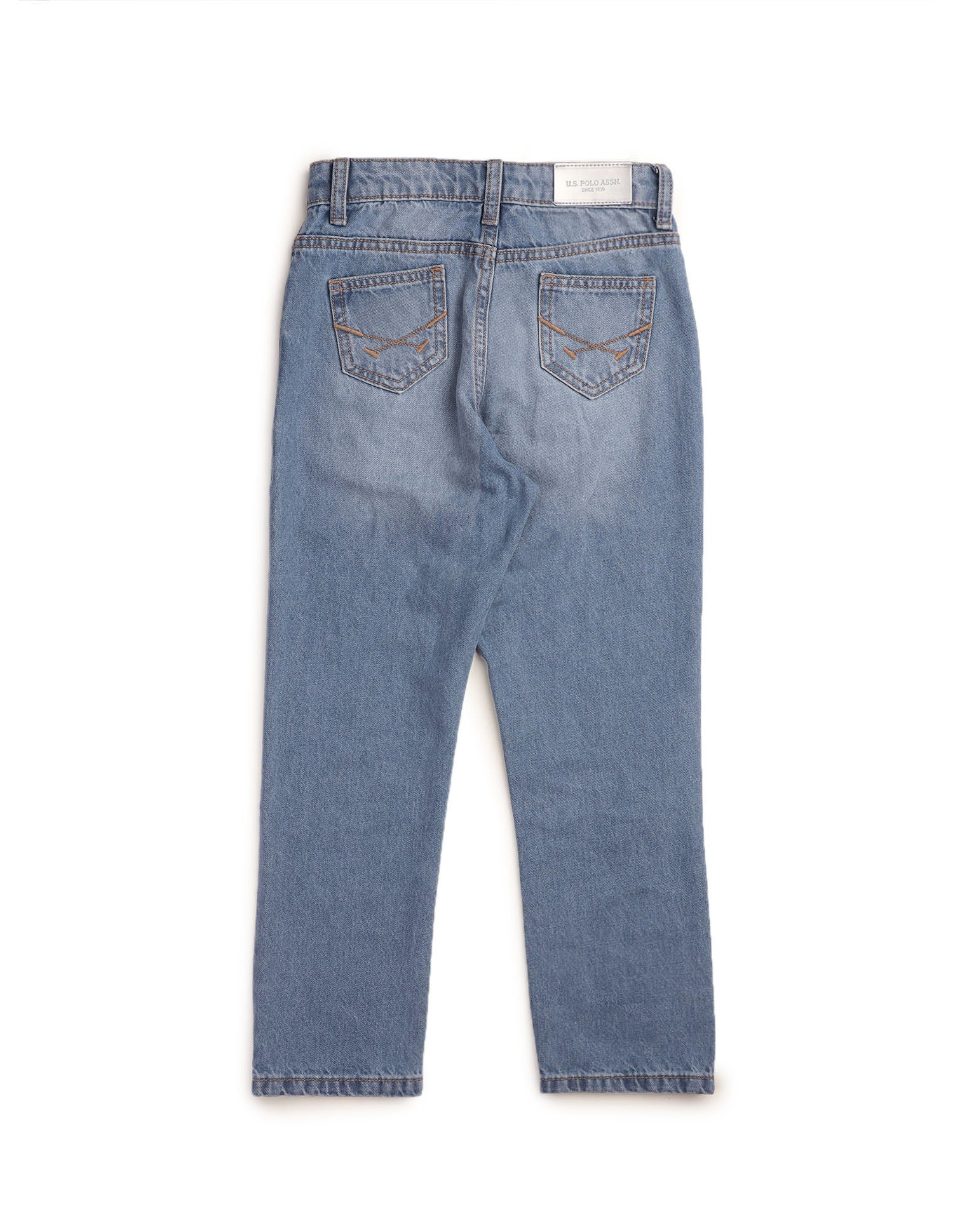 Girls Regular Fit Whiskered Jeans - Image 10