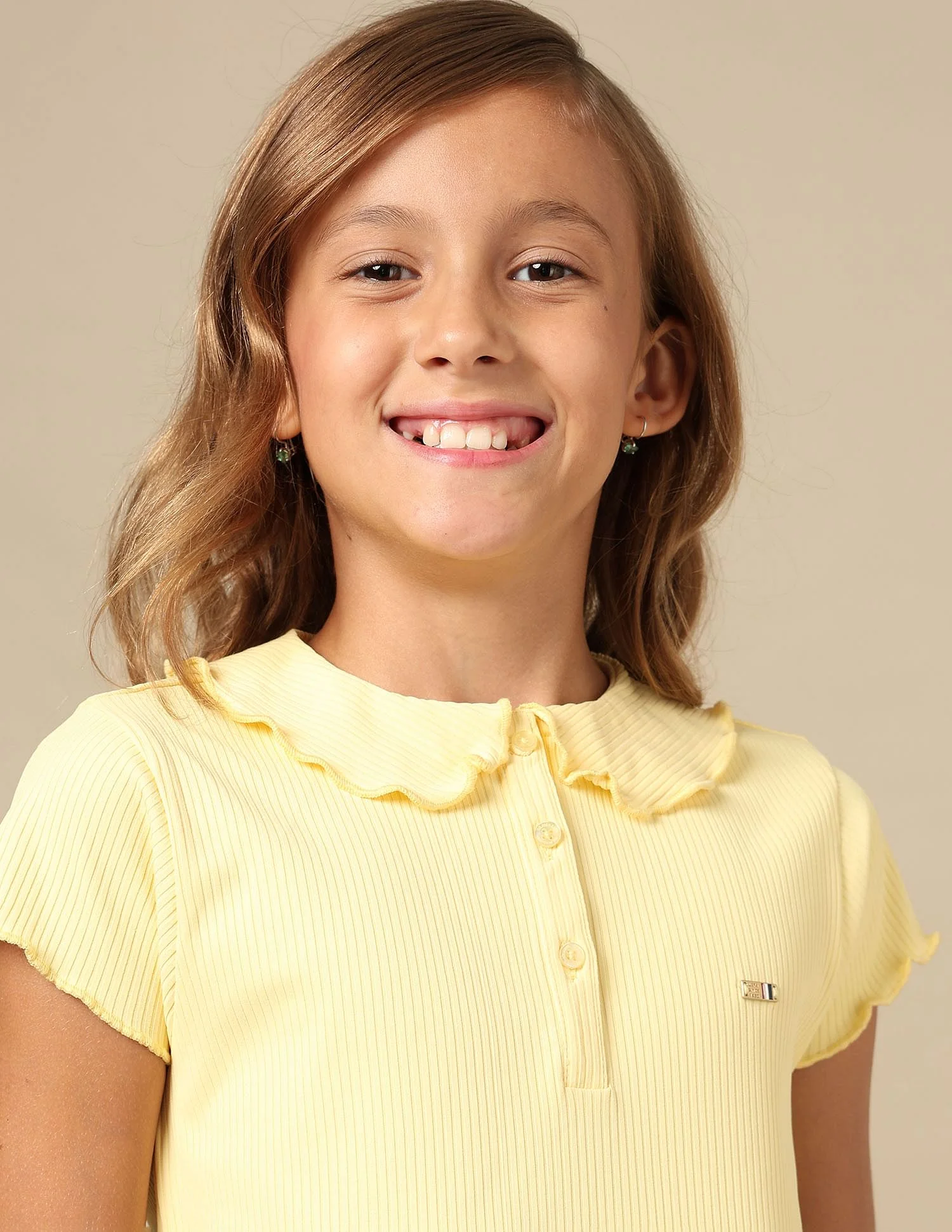 Girls Relaxed Fit Lettuce Edge T-Shirt - Image 5