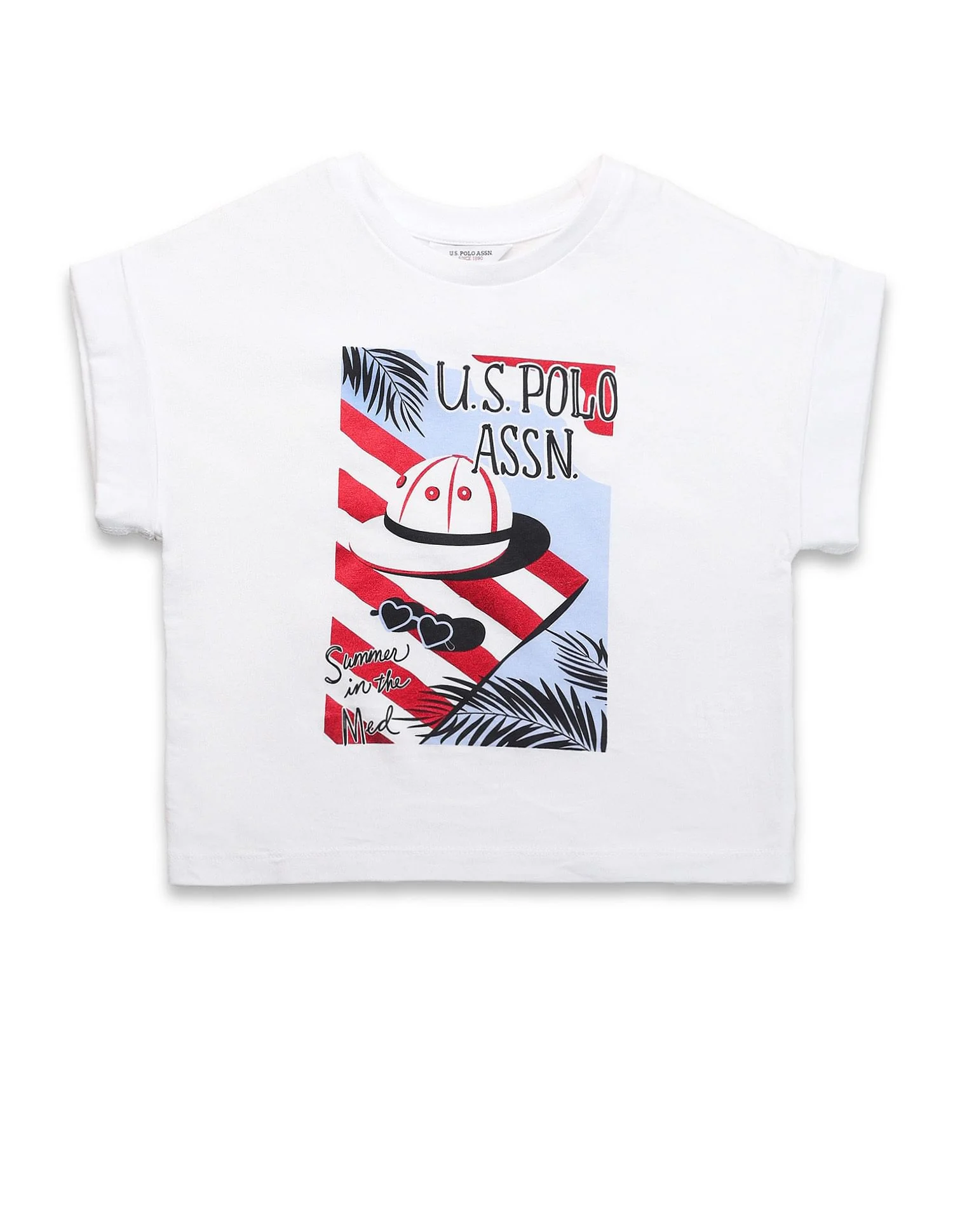 Girls Resort Graphic Cotton T-Shirt - Image 7