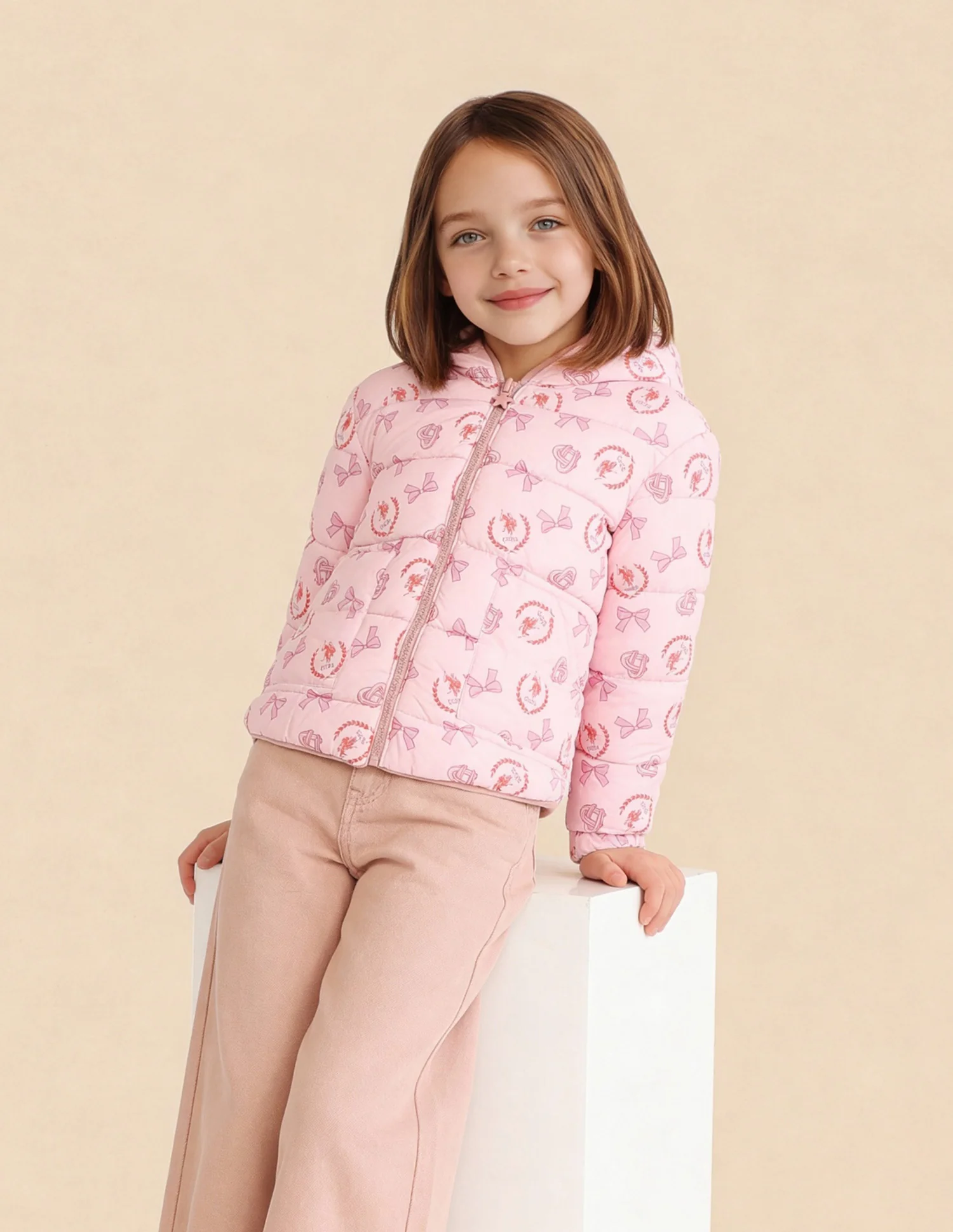 Girls Reversible Regular Fit Jacket