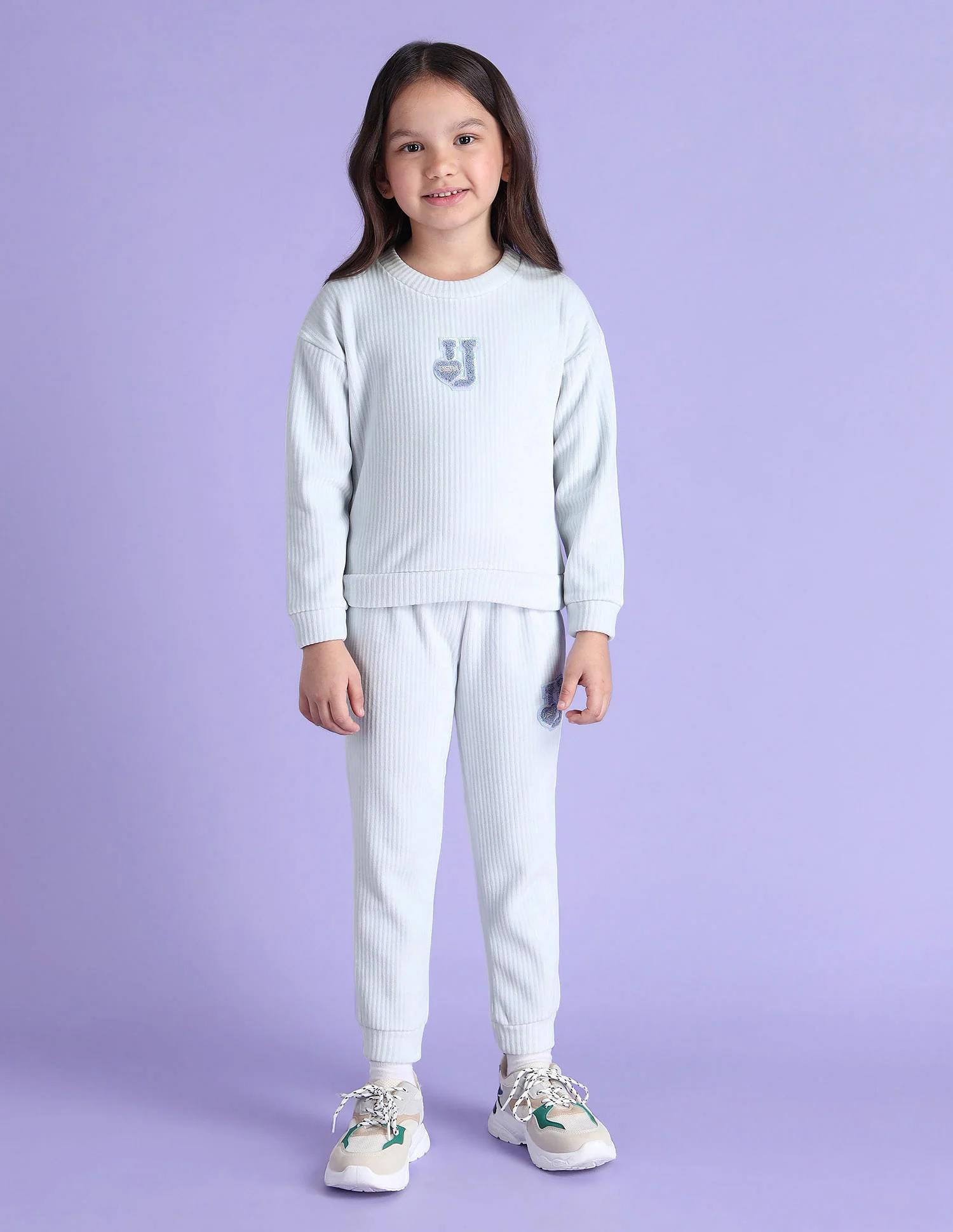Girls Ribbed Sweatshirt - Image 3