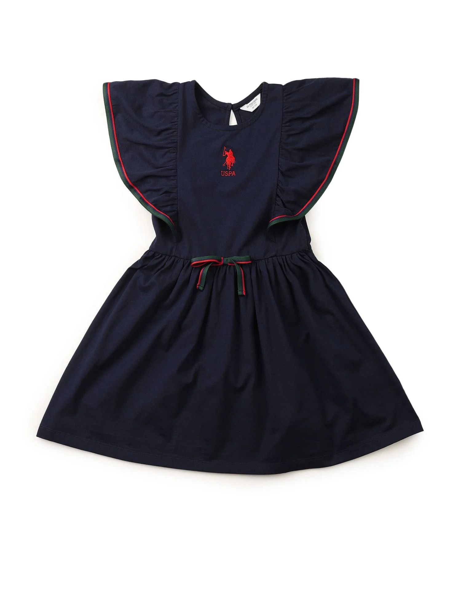 Girls Ruffles Fit And Flare Dress - Image 8