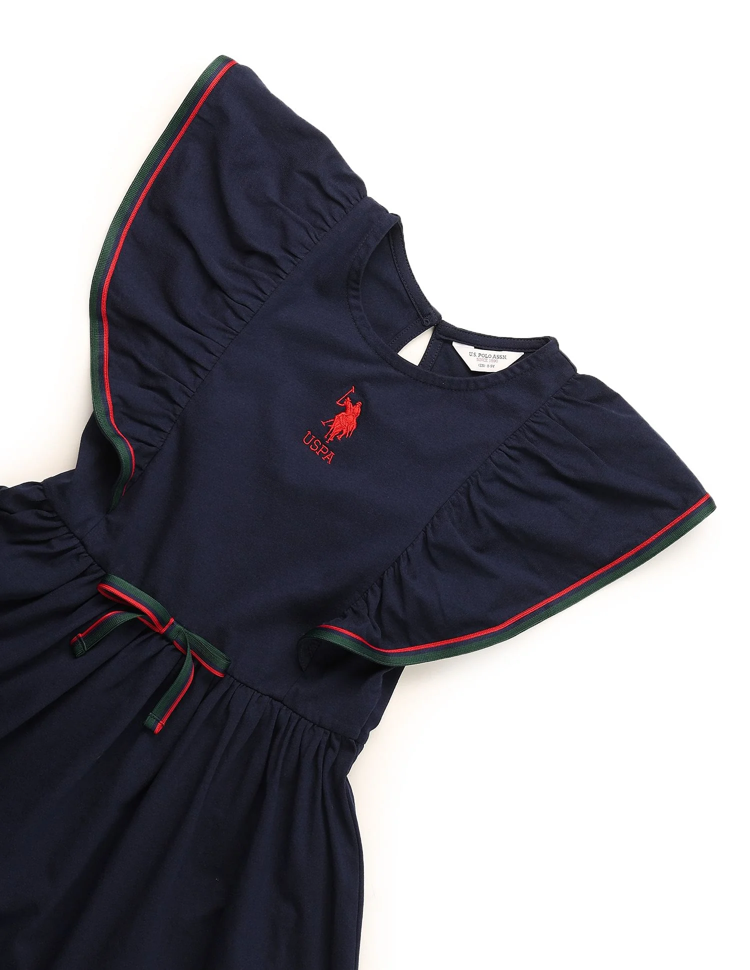 Girls Ruffles Fit And Flare Dress - Image 9