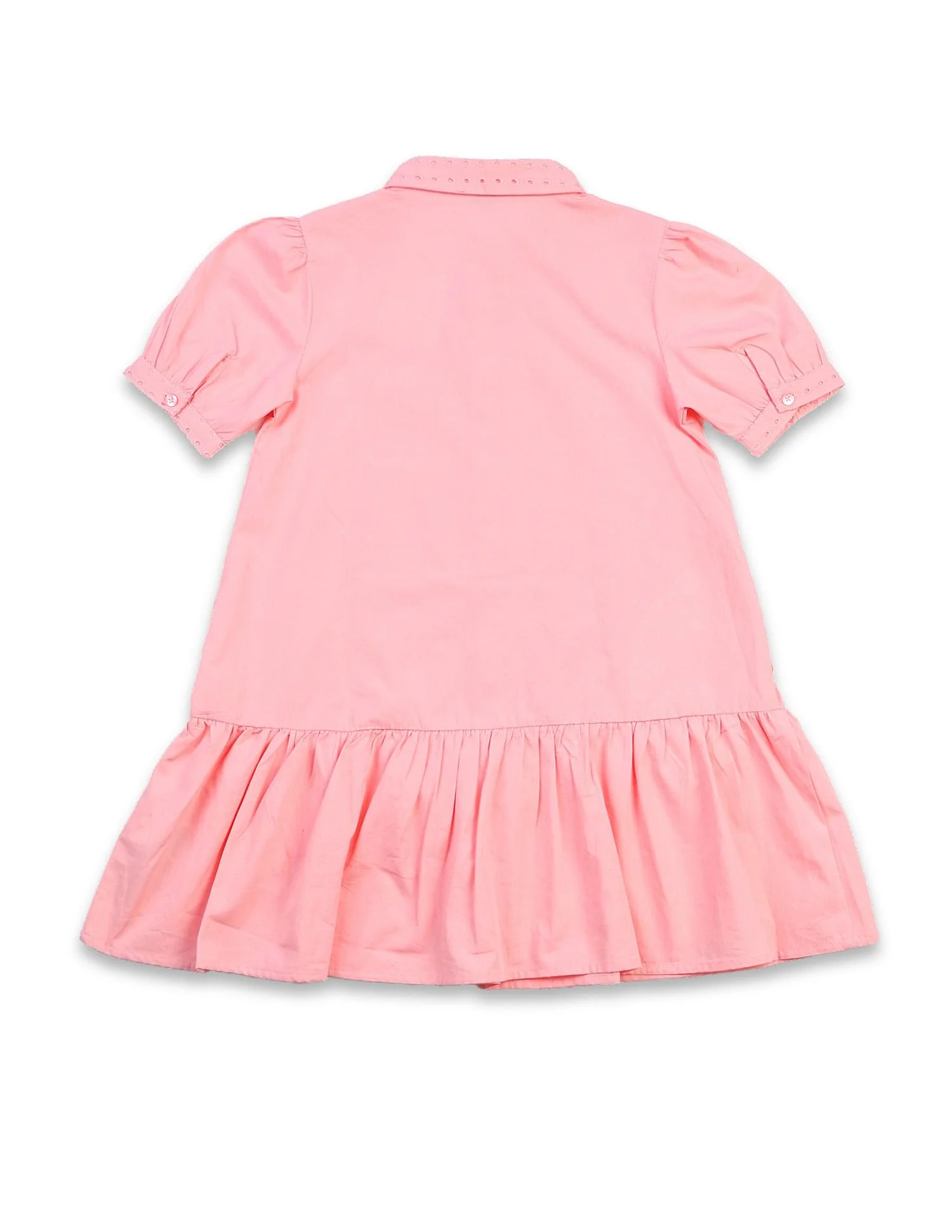 Girls Schiffli A-Line Mini Dress - Image 7