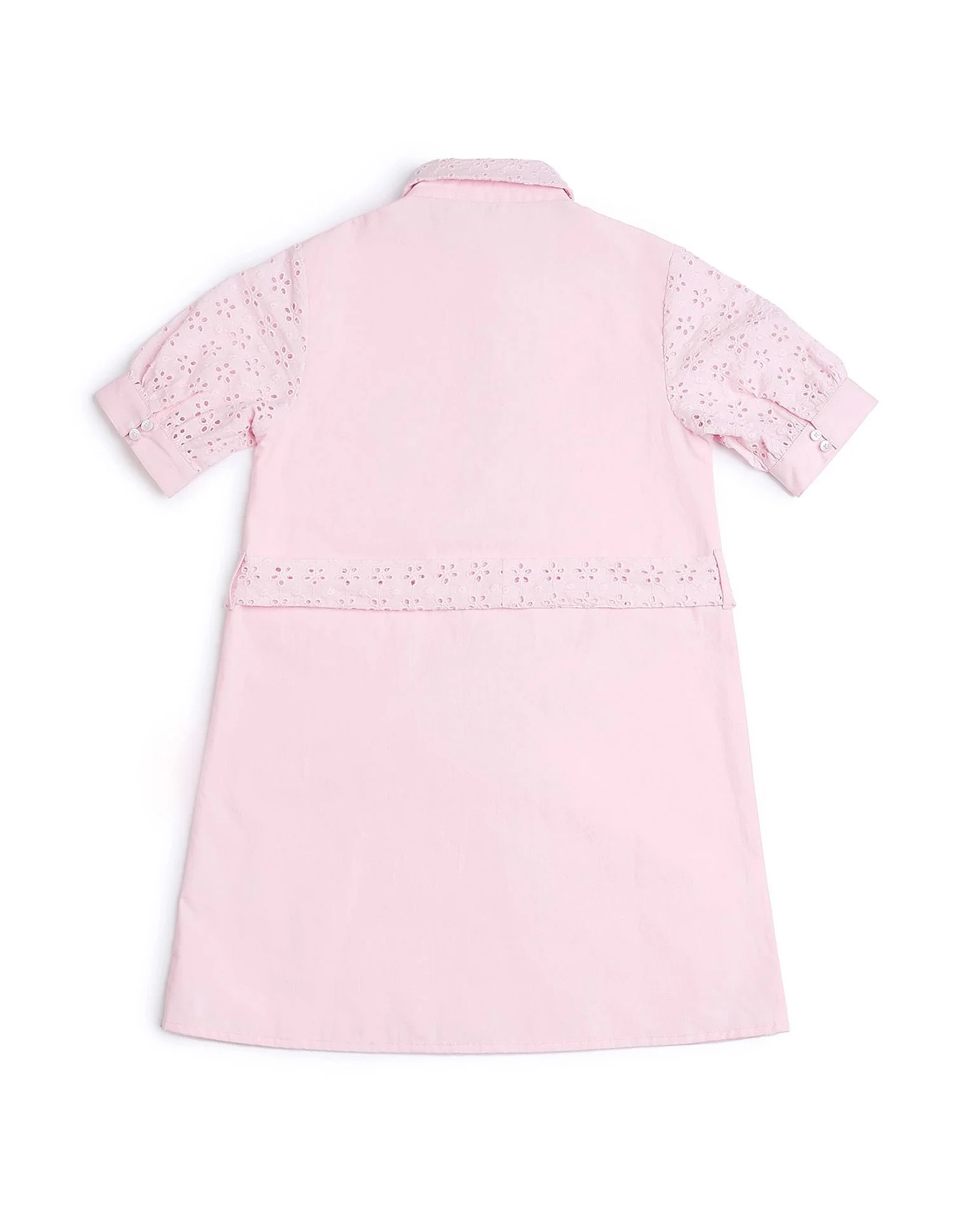 Girls Schiffli Shirt Dress - Image 7