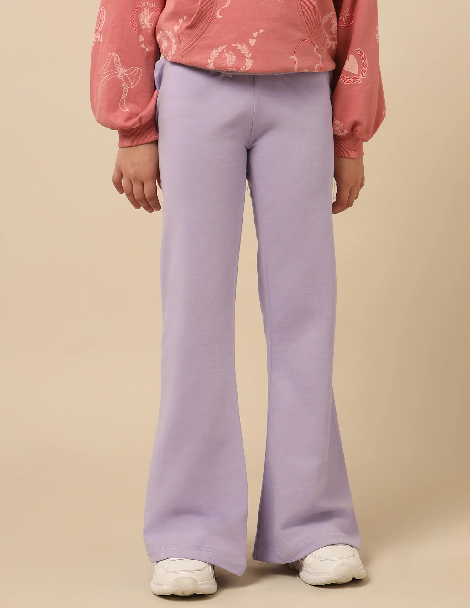 Girls Solid Bootcut Track Pants - Image 6