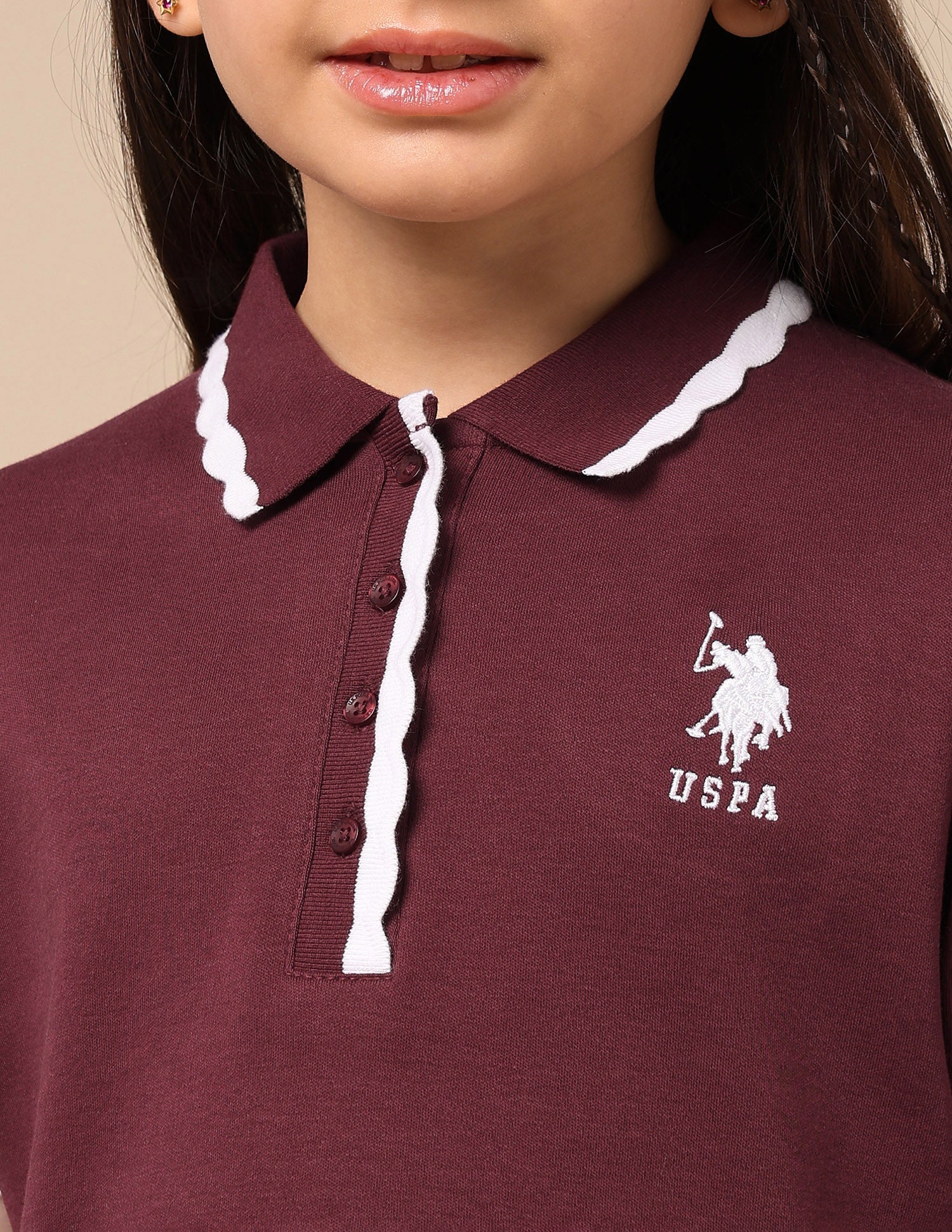 Girls Solid Boxy Fit Top - Image 7