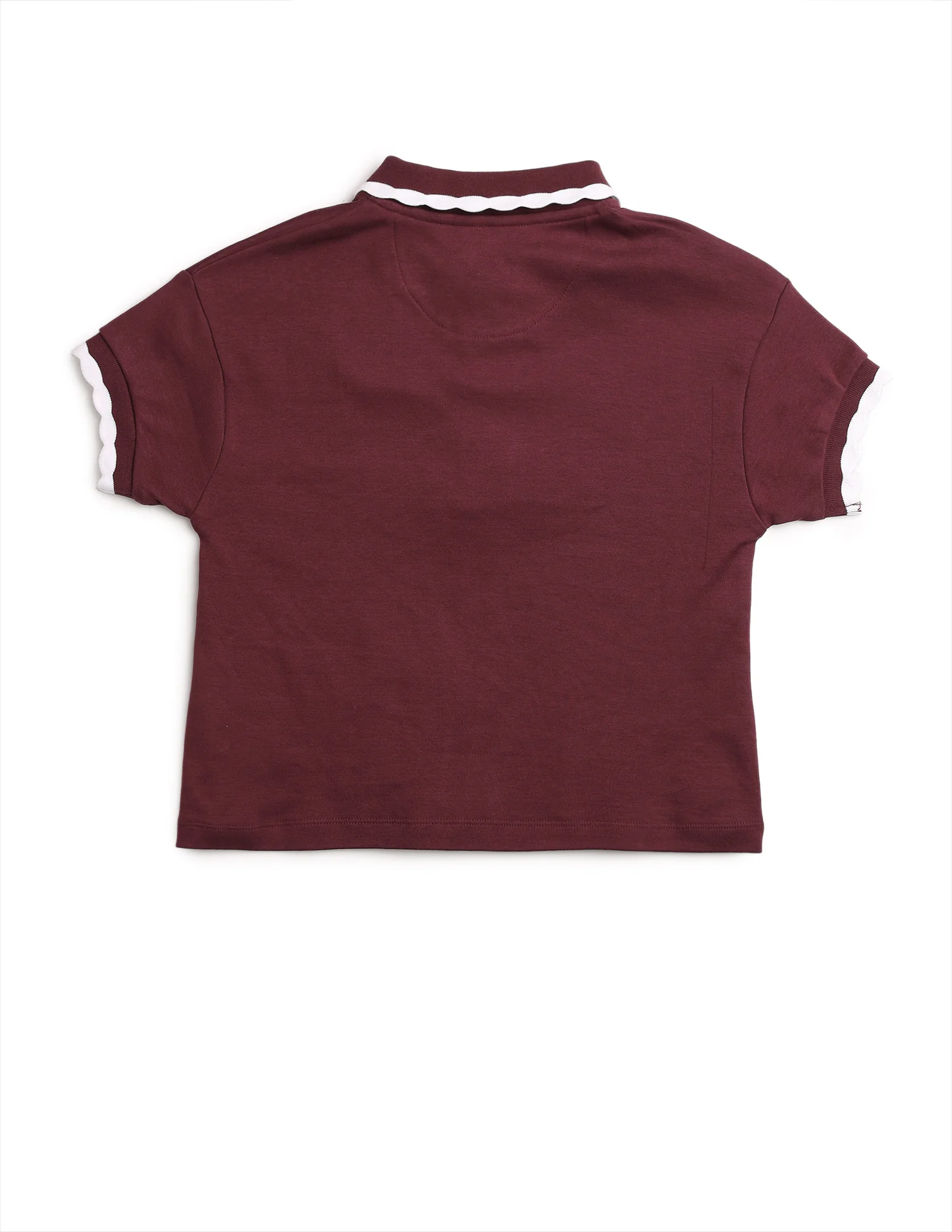 Girls Solid Boxy Fit Top - Image 9