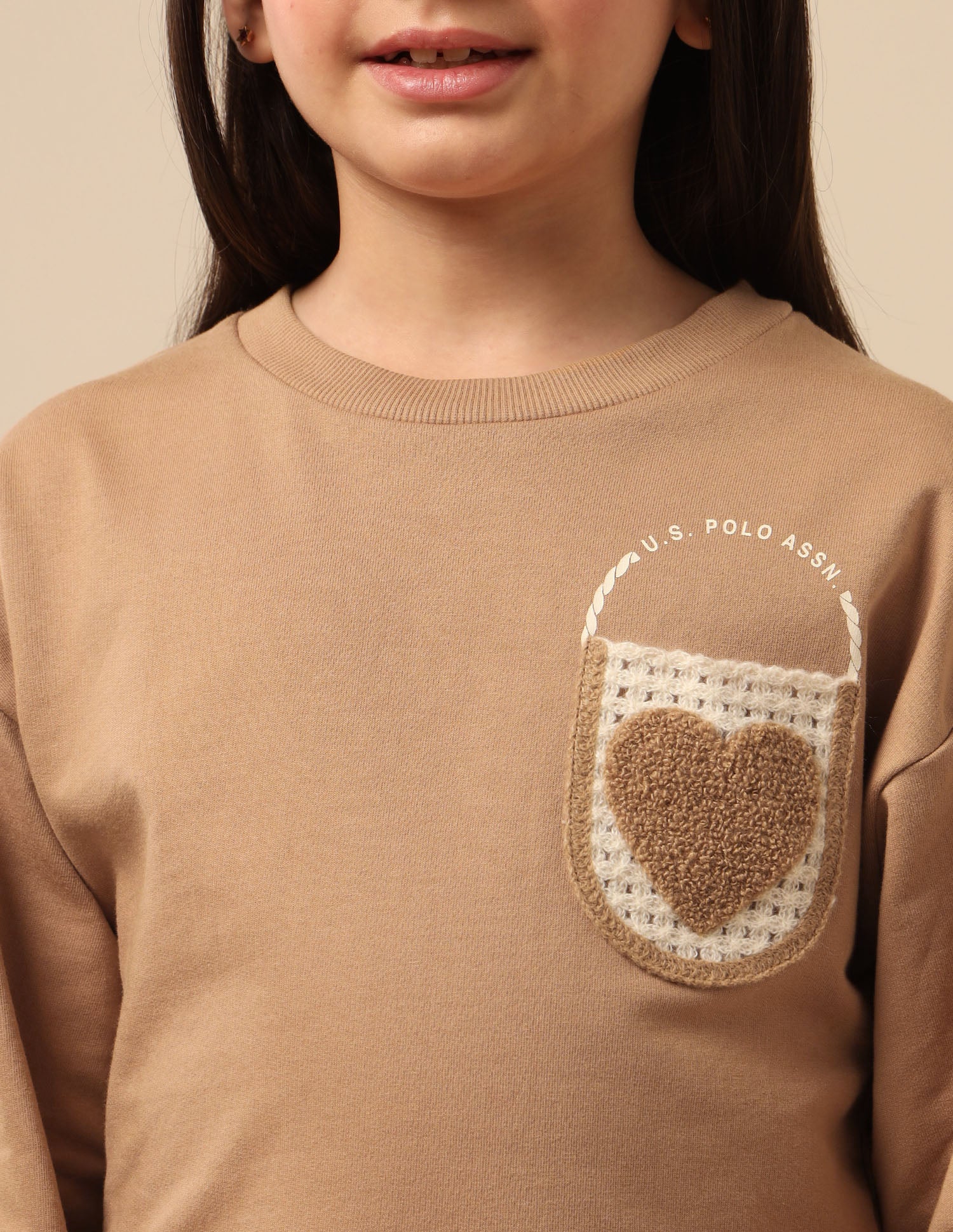 Girls Solid Comfort Fit Sweatshirt - Image 6