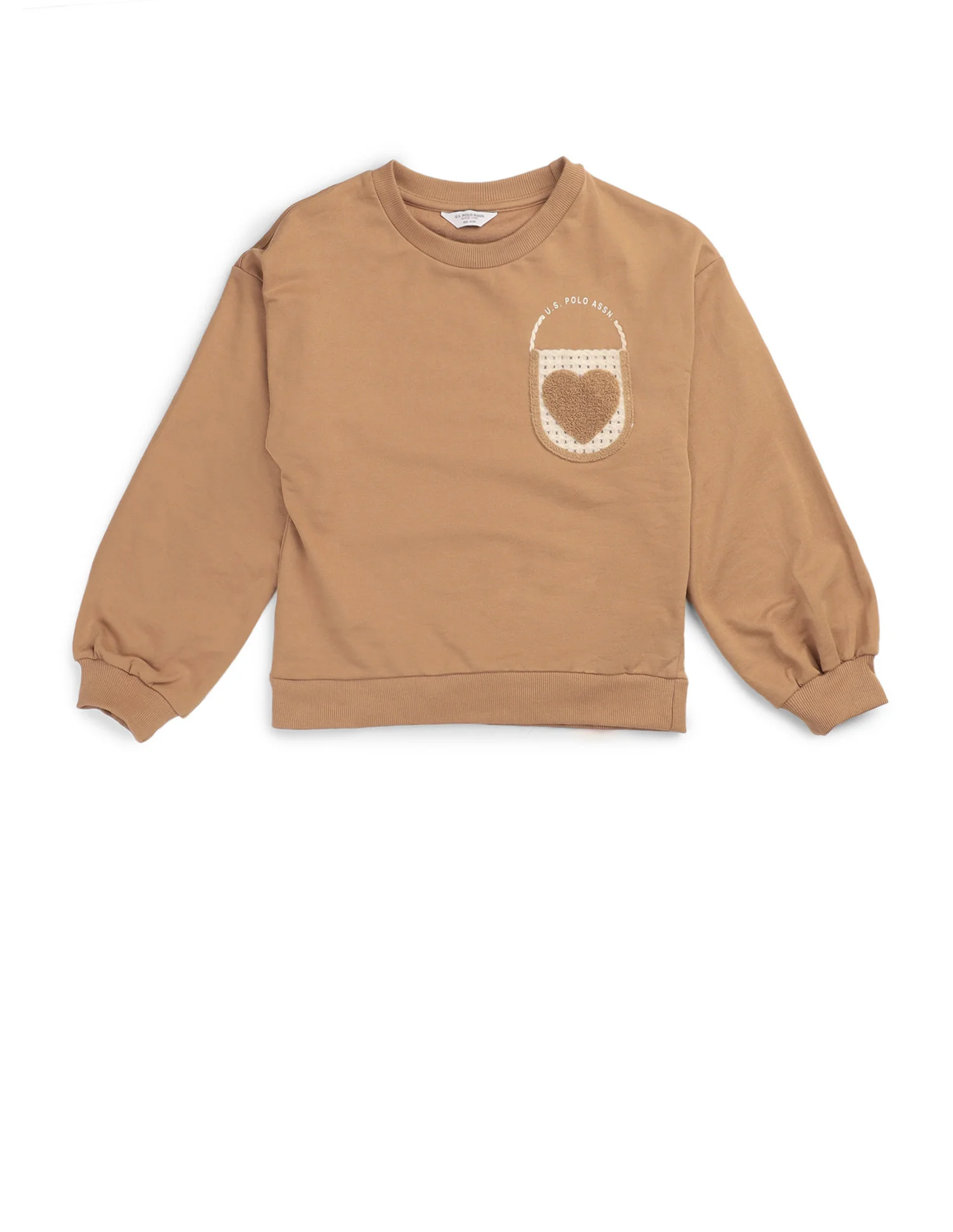Girls Solid Comfort Fit Sweatshirt - Image 7