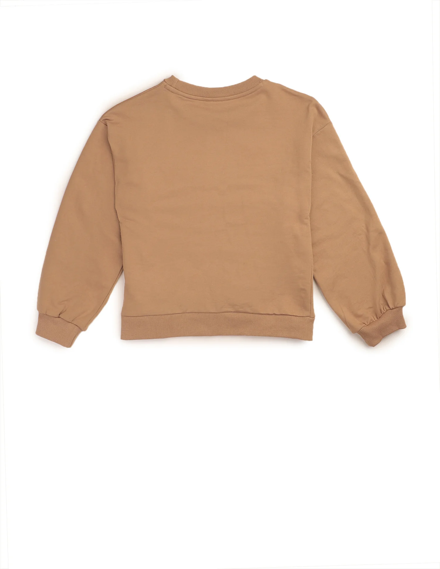 Girls Solid Comfort Fit Sweatshirt - Image 8
