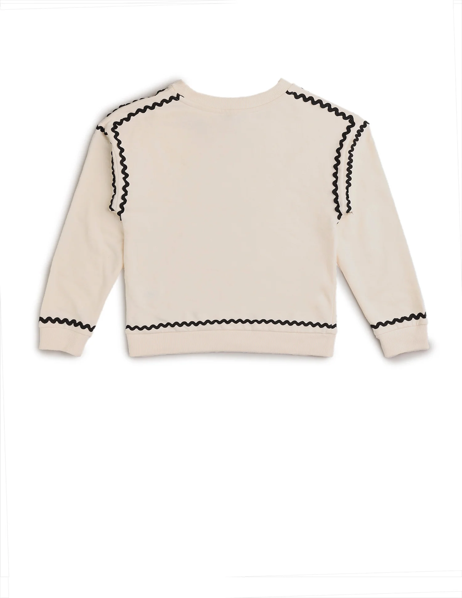 Girls Solid Comfort Fit Sweatshirt - Image 9