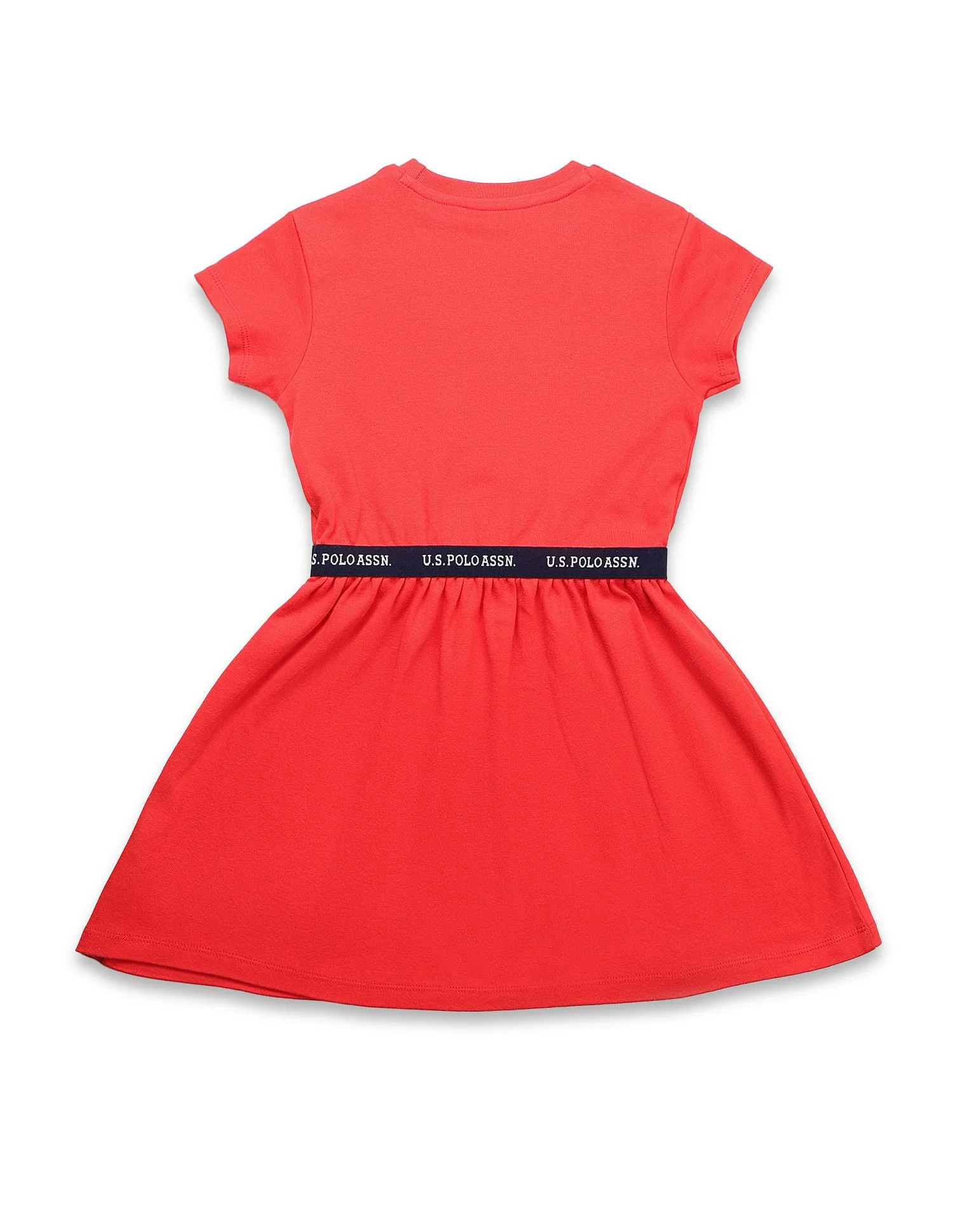 Girls Solid Fit And Flare Dress - Image 8