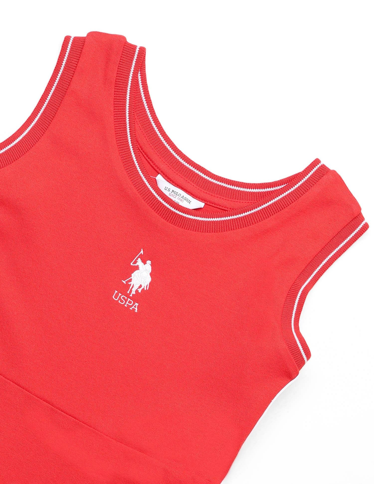 Girls Solid Fit And Flare Dress - Image 8