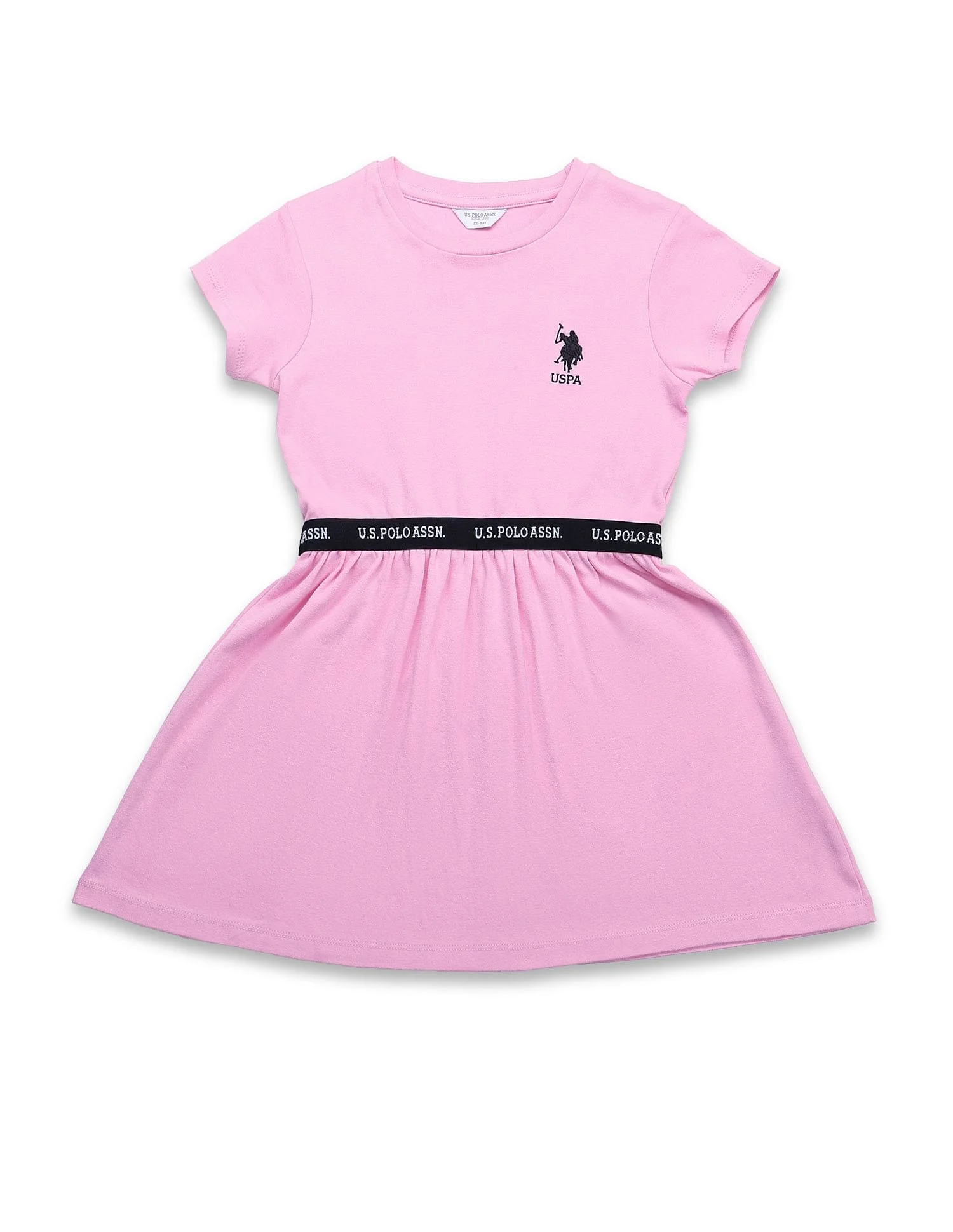 Girls Solid Fit And Flare Dress - Image 7