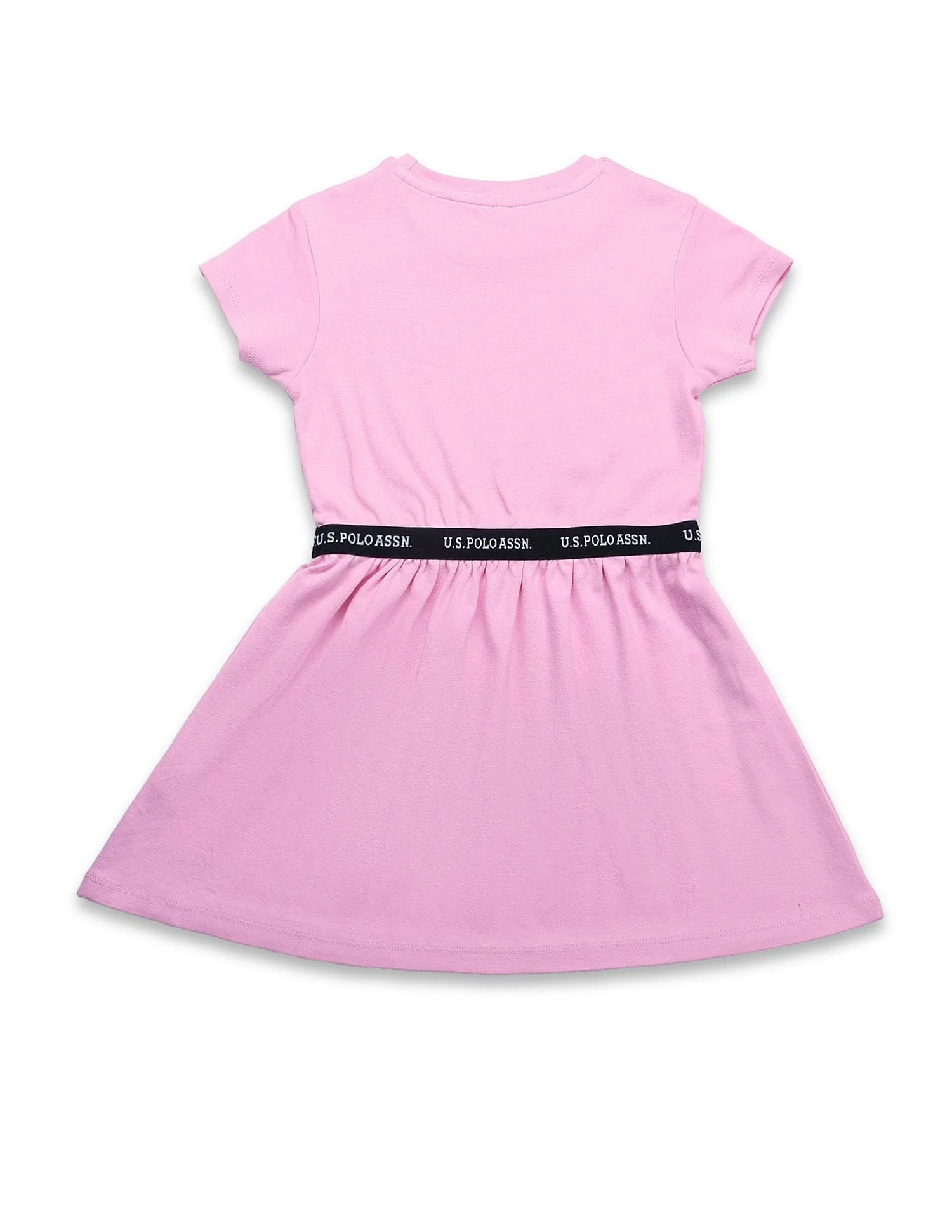Girls Solid Fit And Flare Dress - Image 8