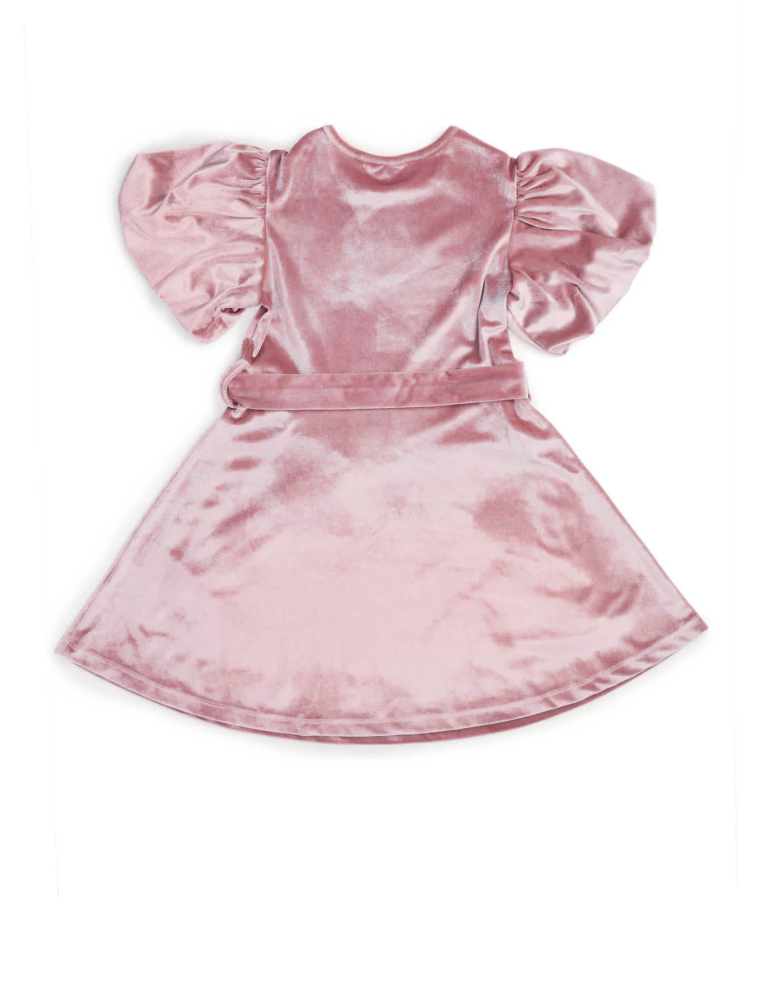 Girls Solid Fit & Flare Dress - Image 10