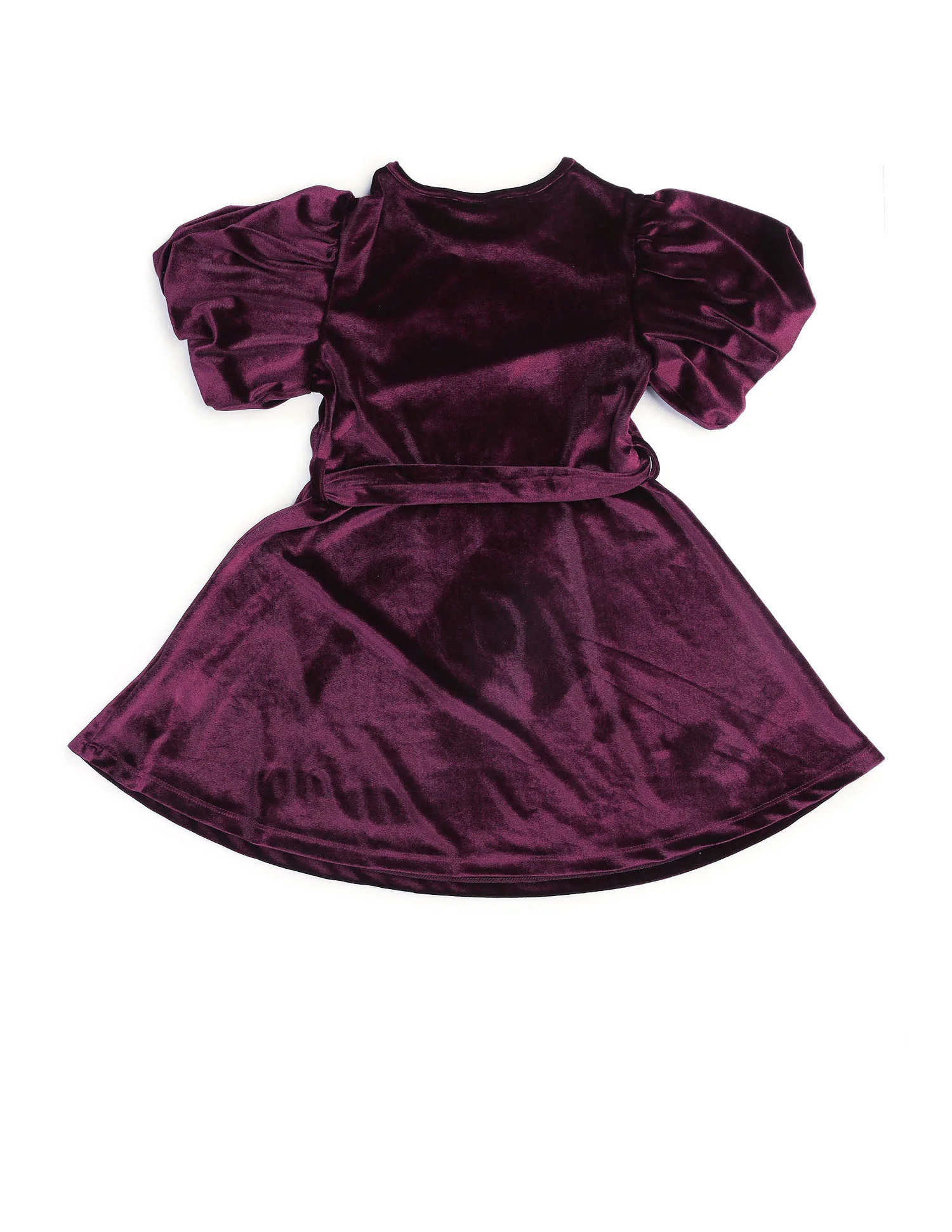 Girls Solid Fit & Flare Dress - Image 10