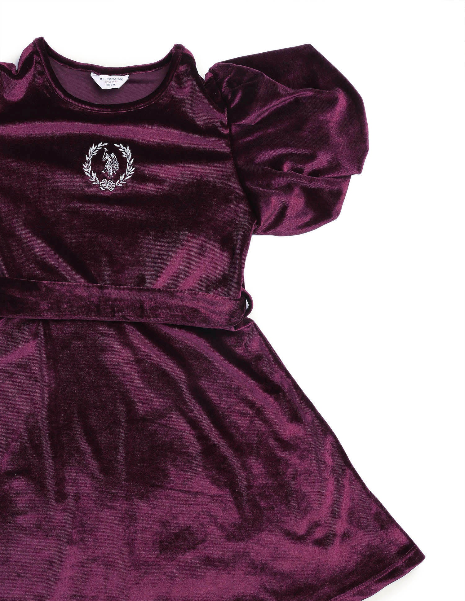 Girls Solid Fit & Flare Dress - Image 11