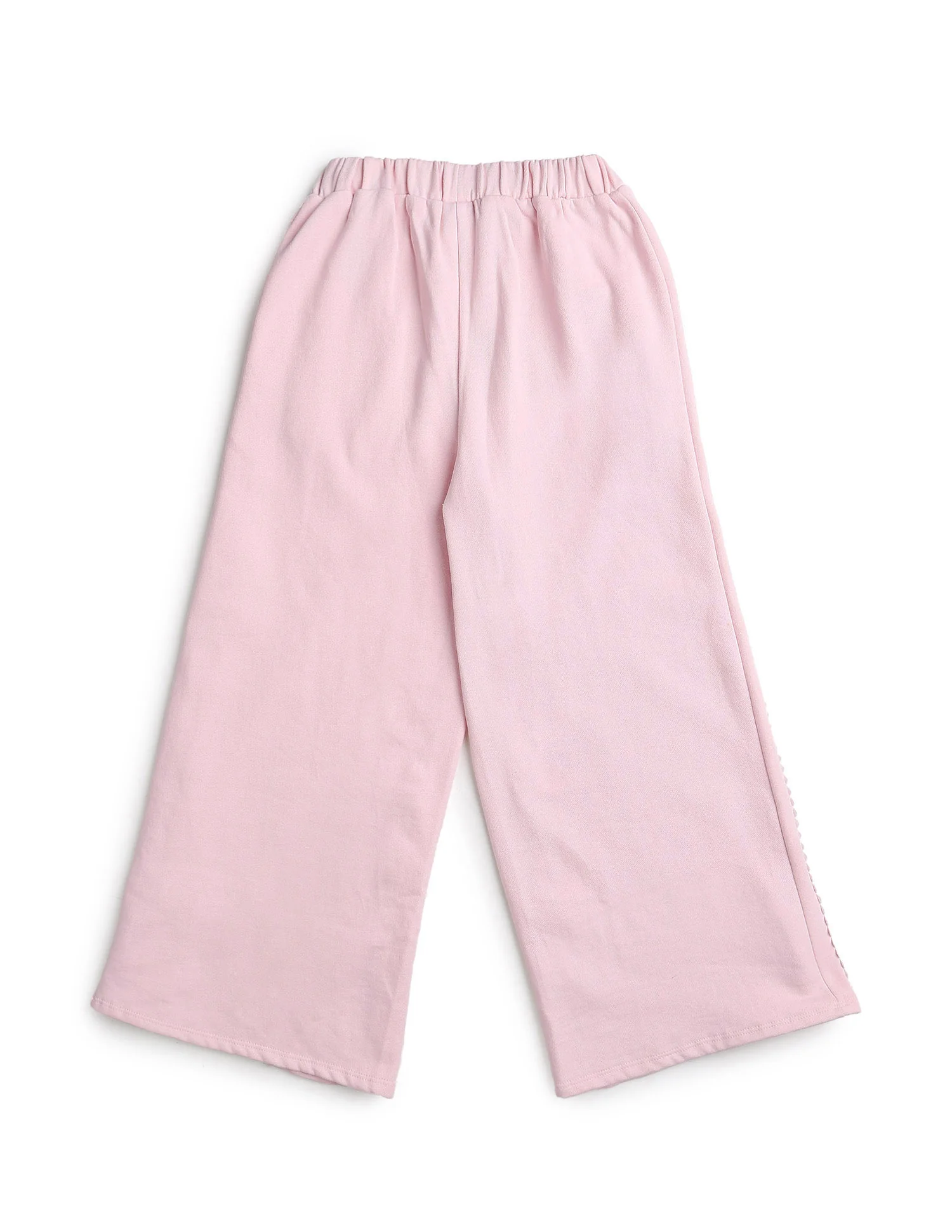 Girls Solid Lace Trim Trousers - Image 9