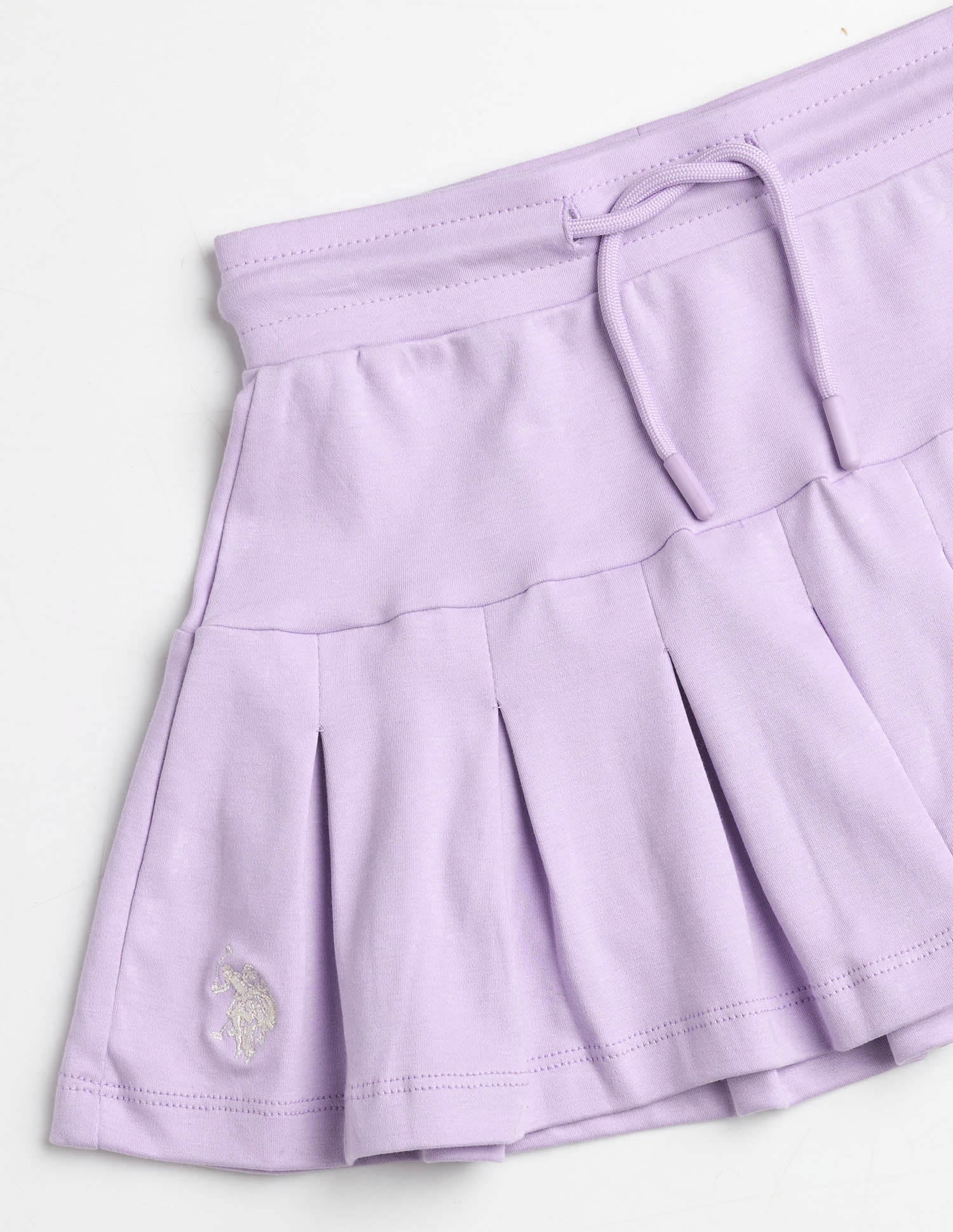 Girls Solid Pleated Skirt - Image 6