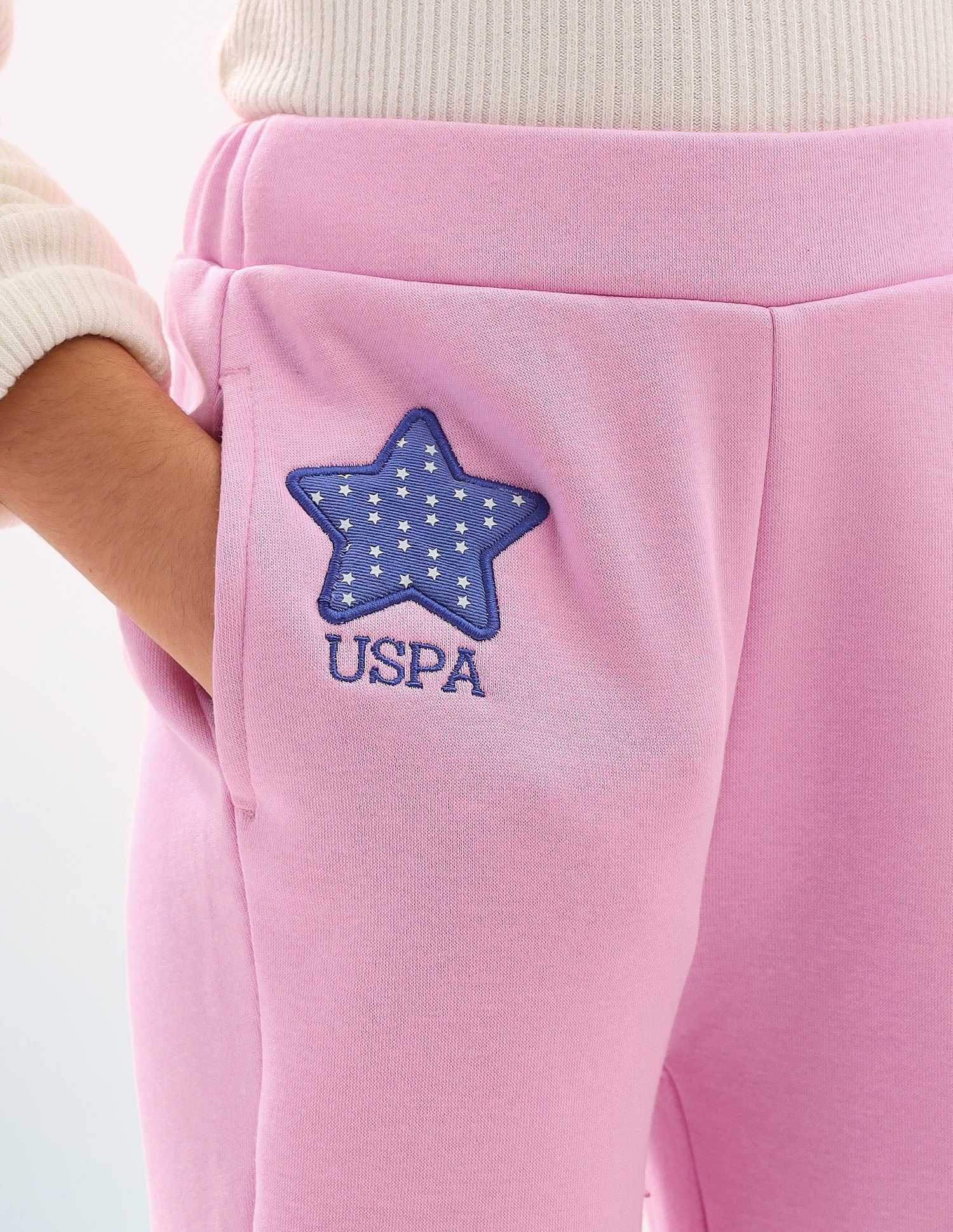 Girls Solid Regular Fit Flared Track Pants - Image 7