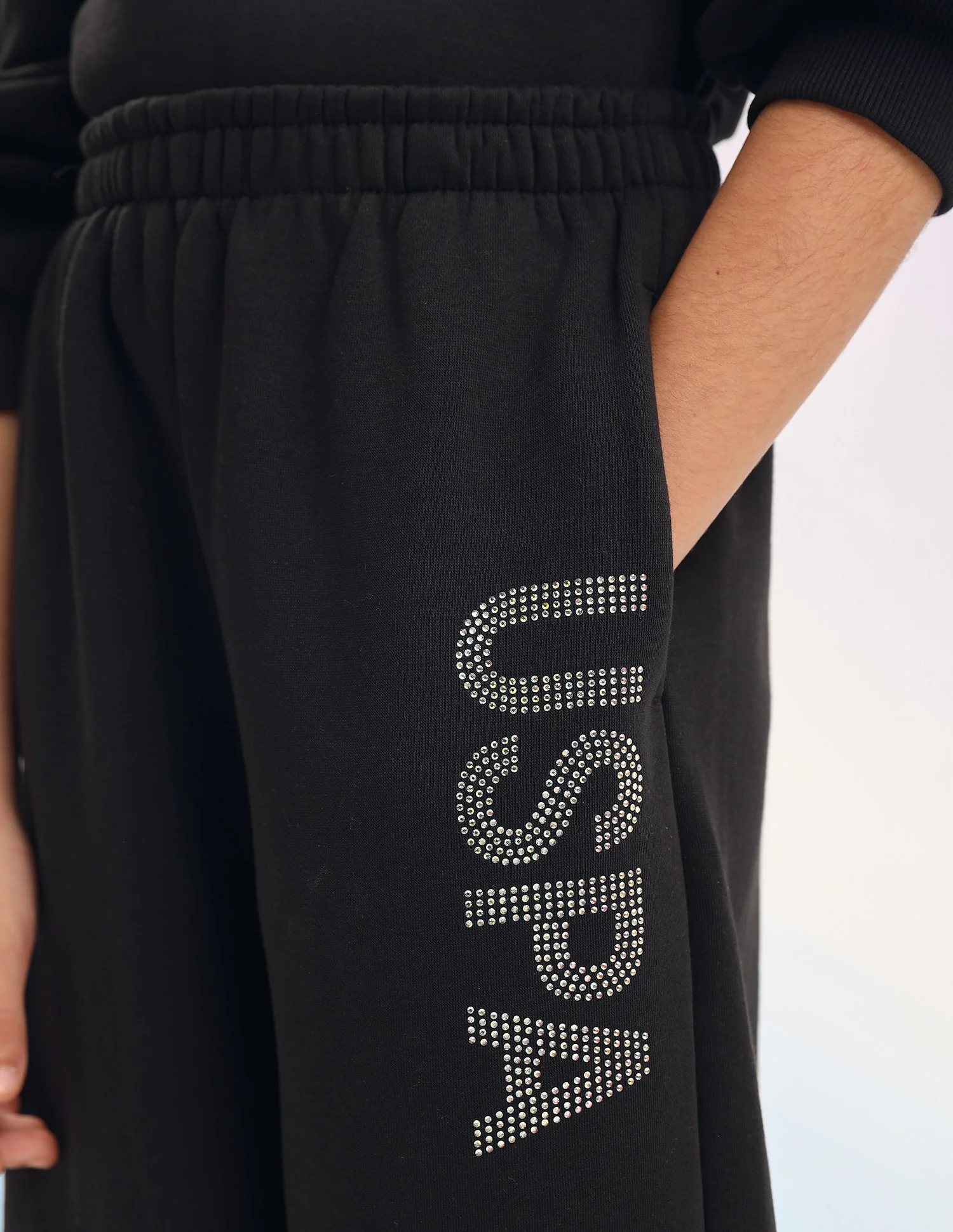 Girls Solid Regular Fit Joggers - Image 7
