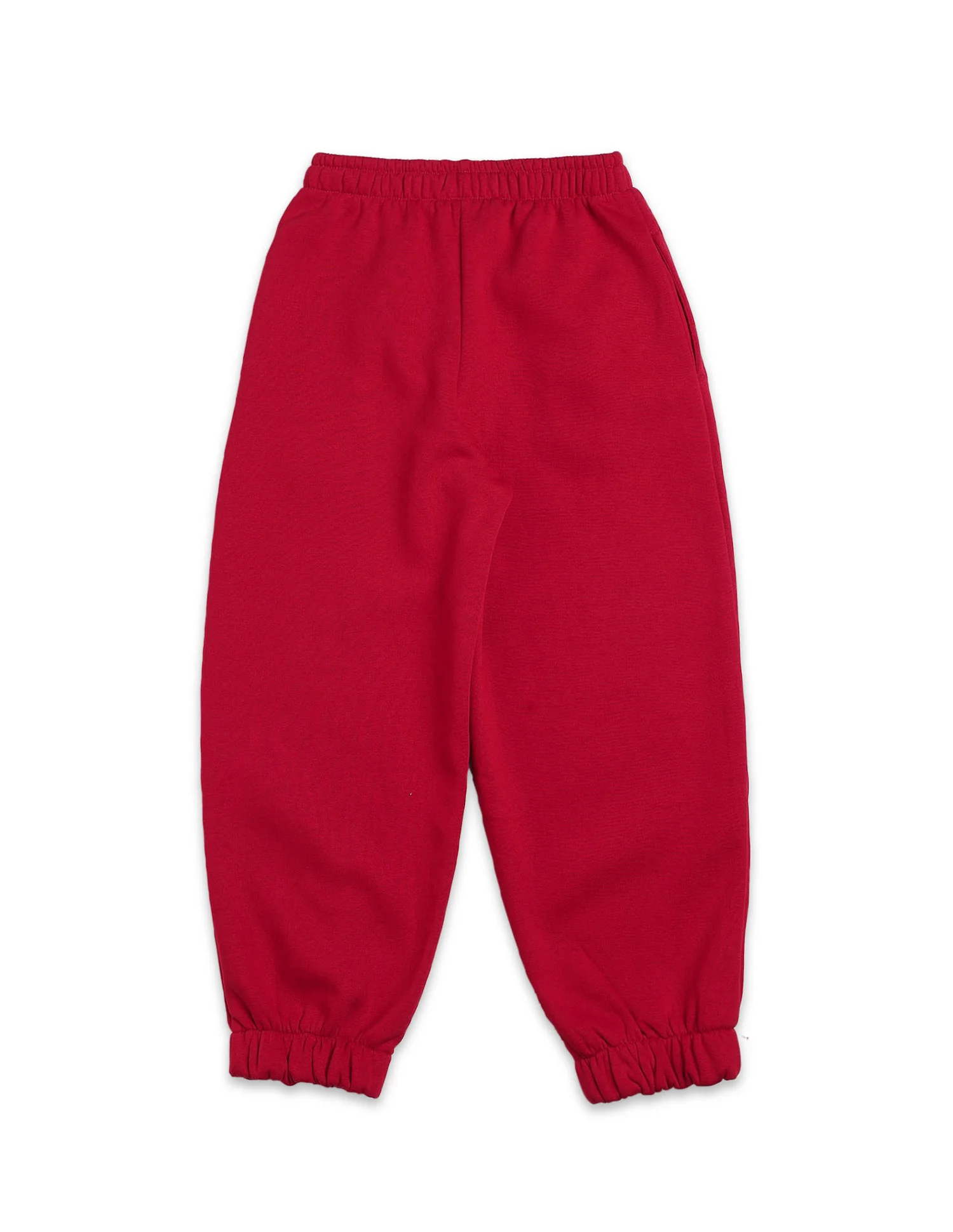 Girls Solid Regular Fit Joggers - Image 9