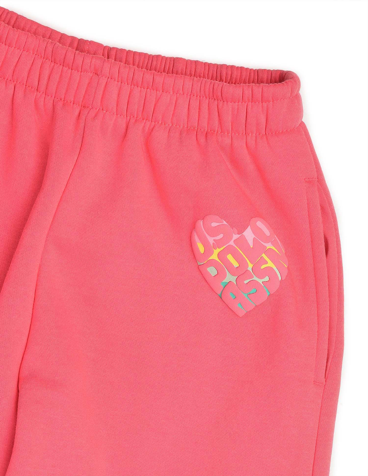 Girls Solid Regular Fit Joggers - Image 10