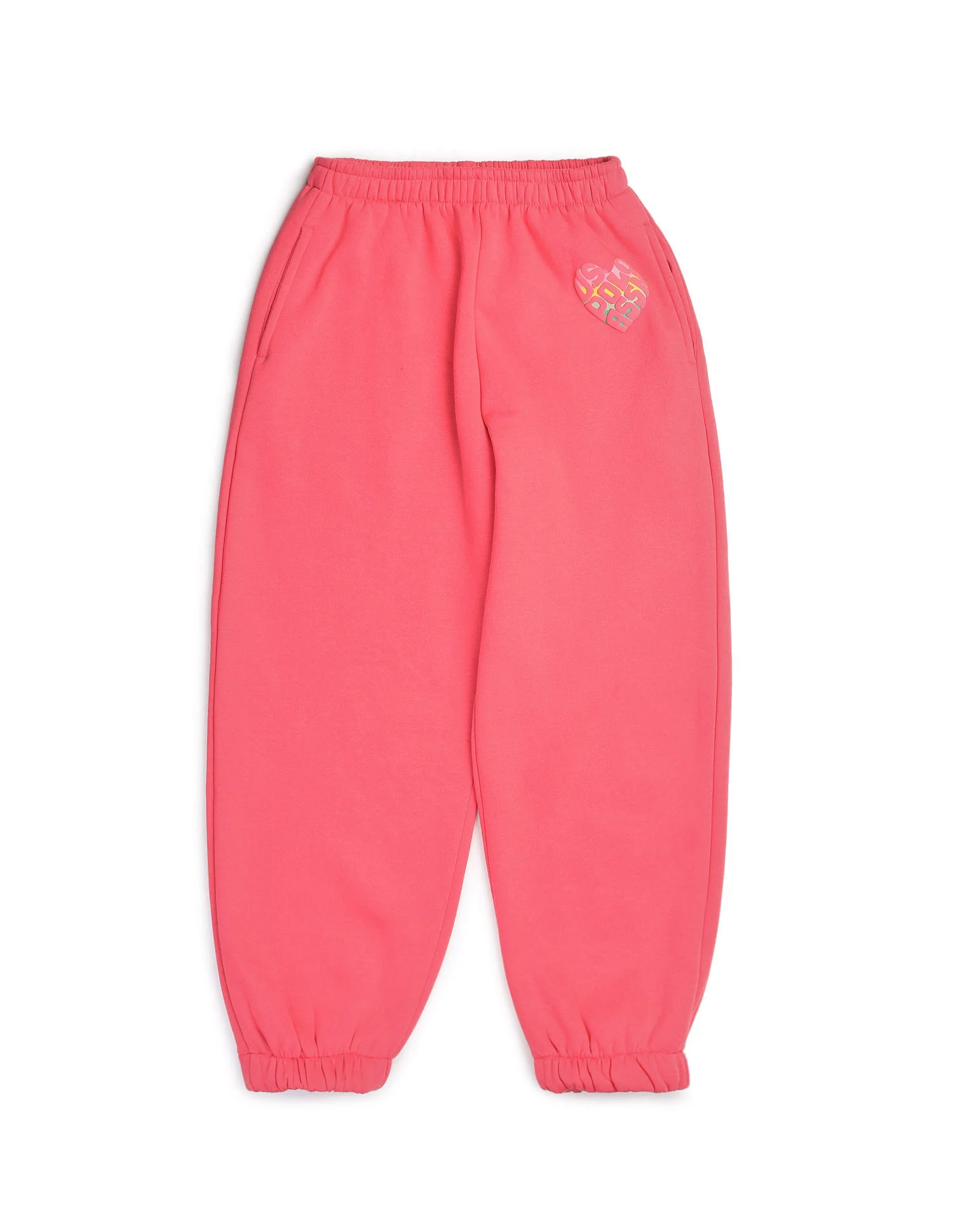 Girls Solid Regular Fit Joggers - Image 8