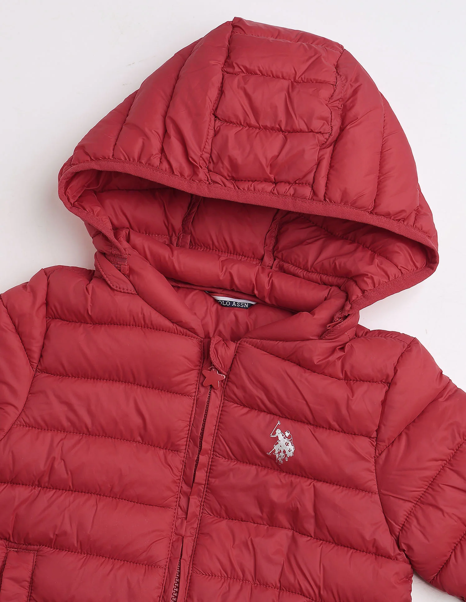 Girls Solid Regular Fit Packable Jacket - Image 11