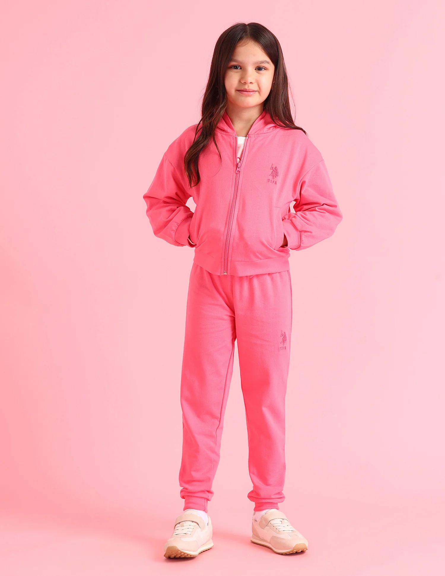 Girls Solid Regular Fit Sweatshirt - Image 3