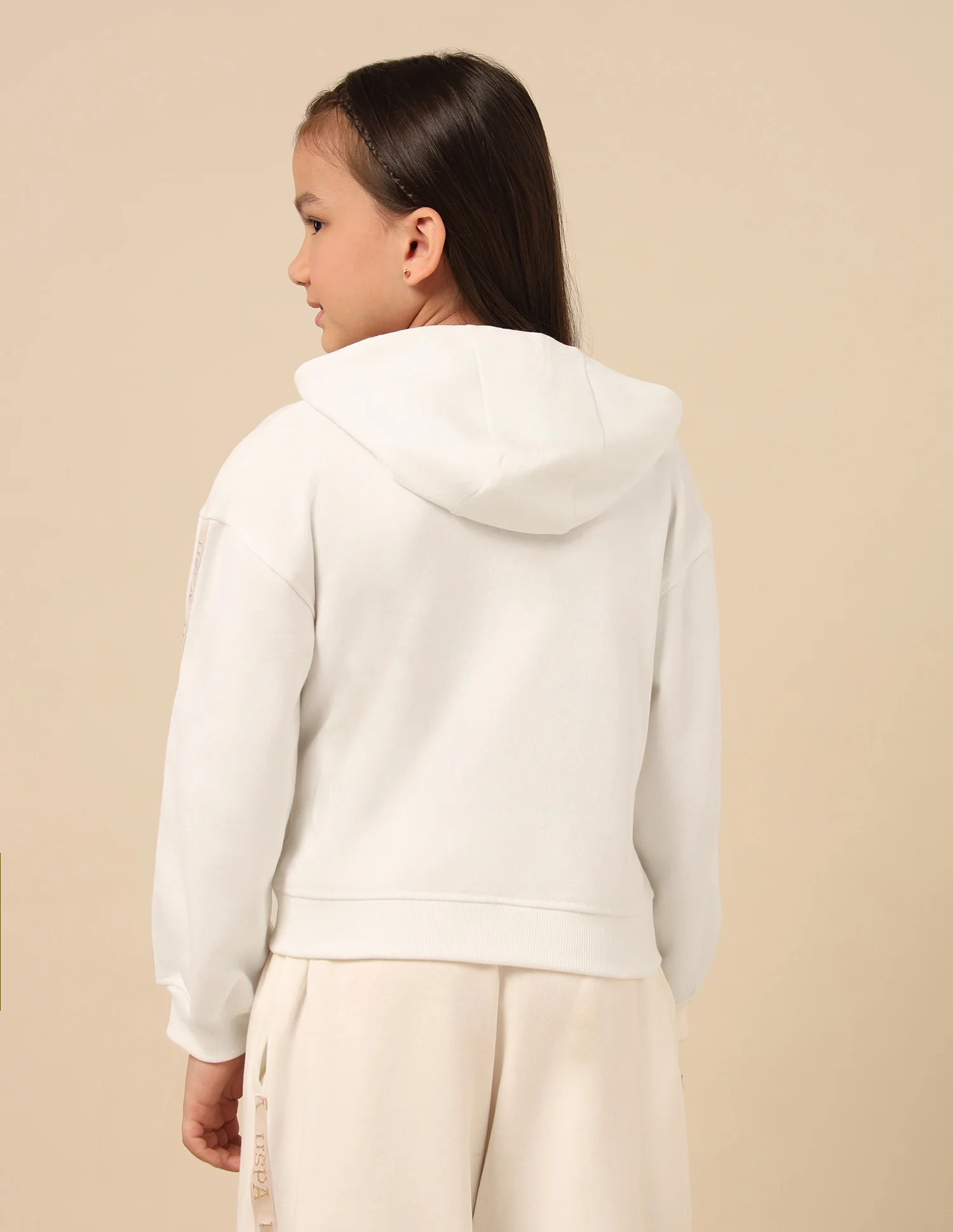 Girls Solid Regular Fit Sweatshirt - Image 5