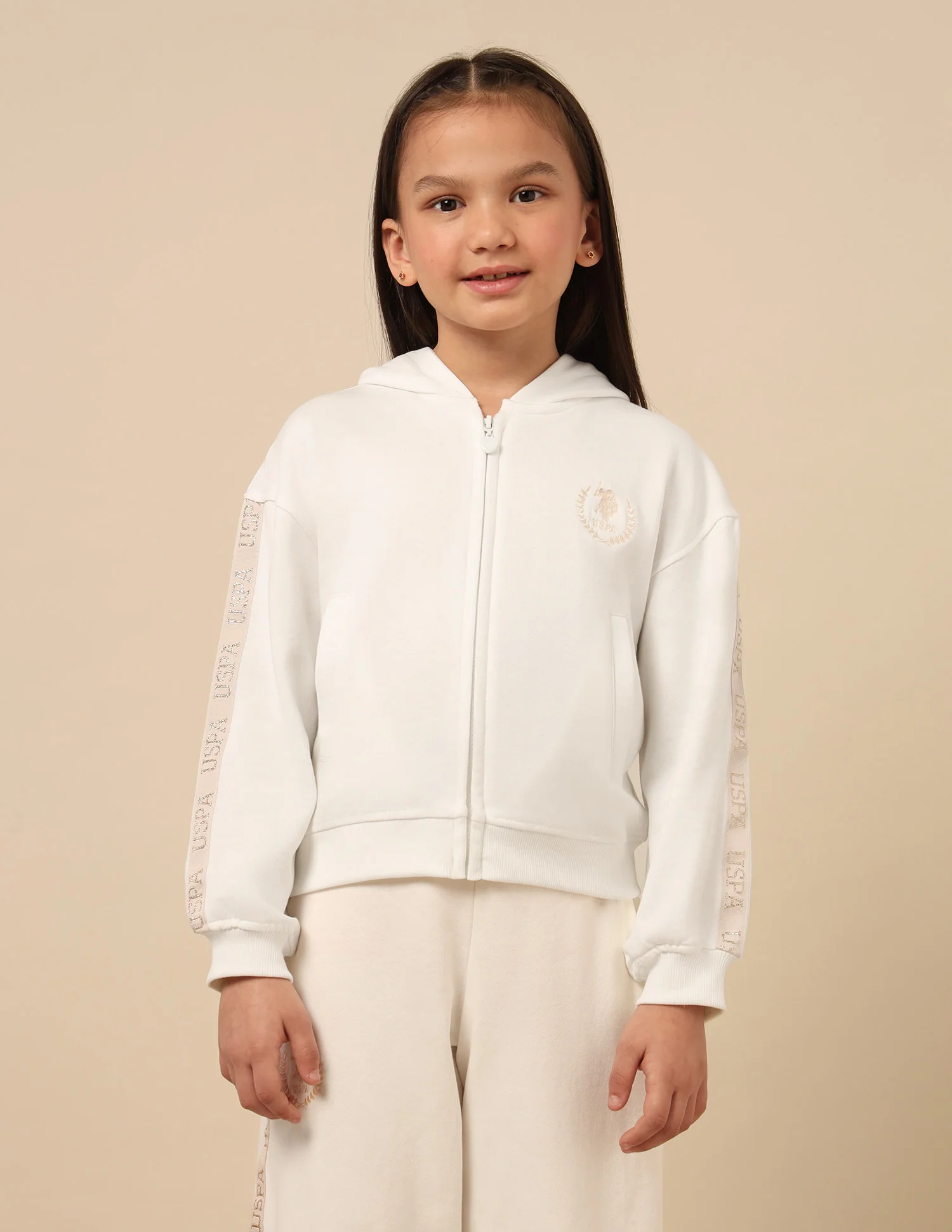 Girls Solid Regular Fit Sweatshirt - Image 6
