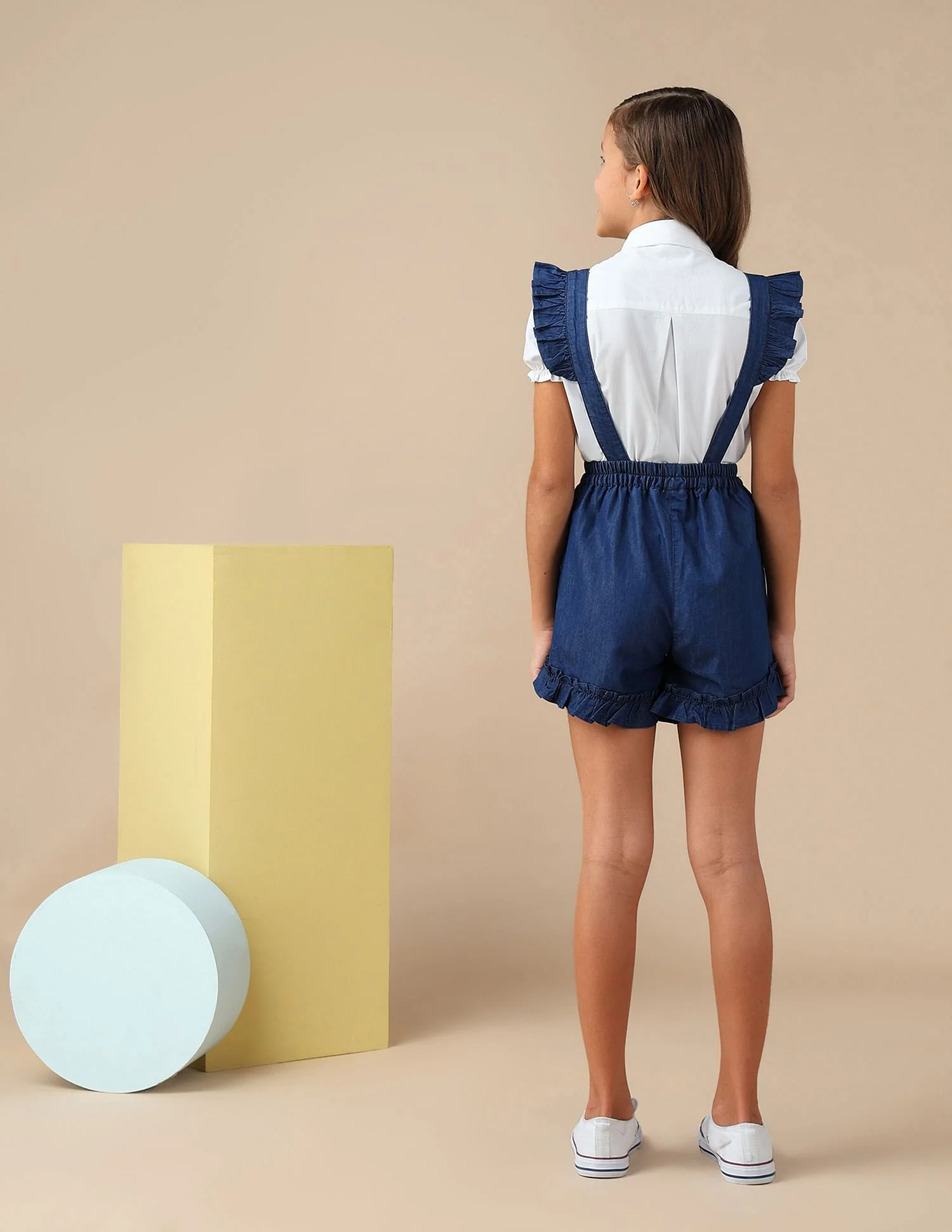 Girls Solid Regular Fit Top - Image 4