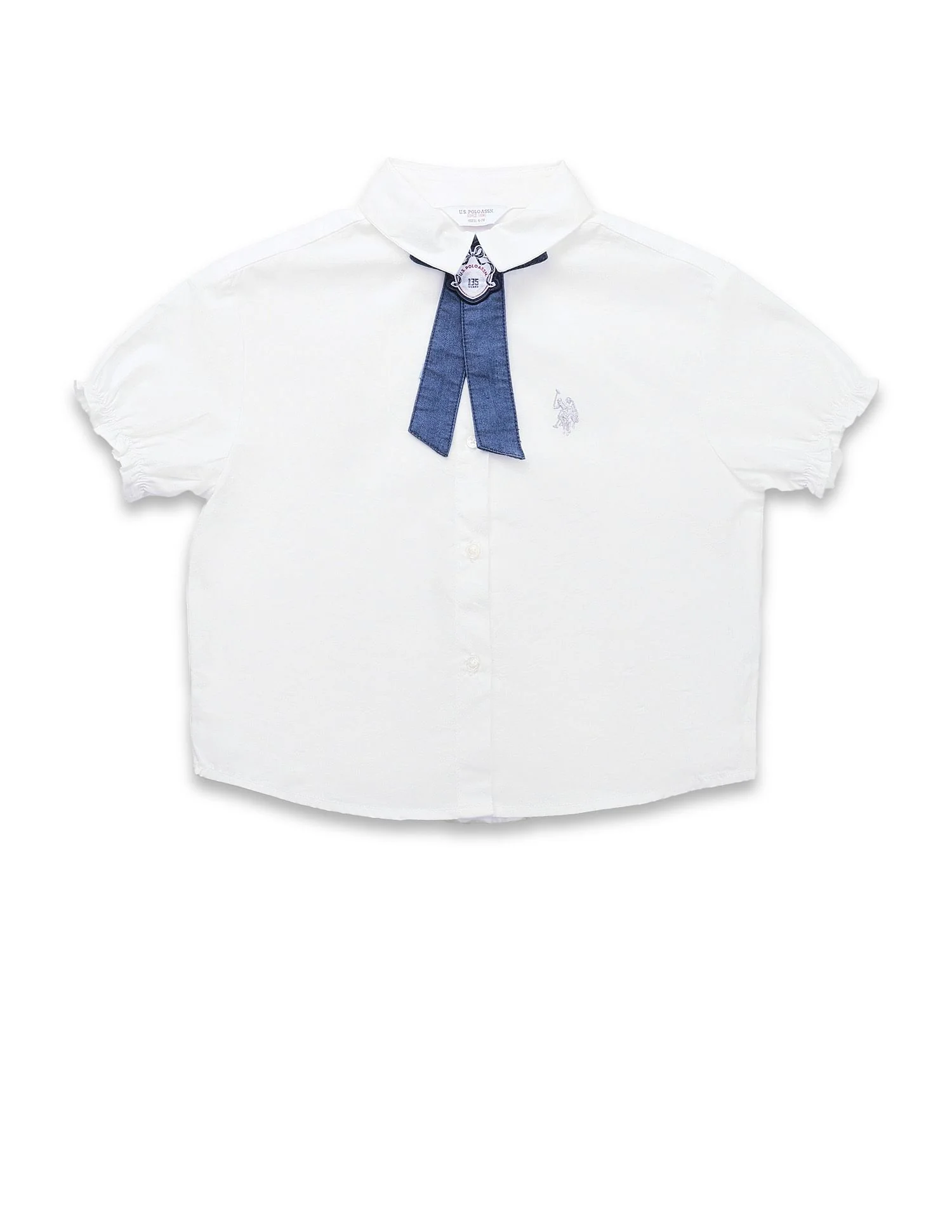 Girls Solid Regular Fit Top - Image 6