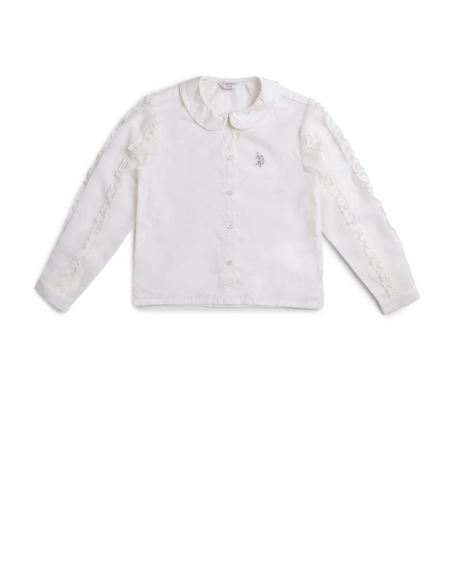 Girls Solid Regular Fit Top - Image 8