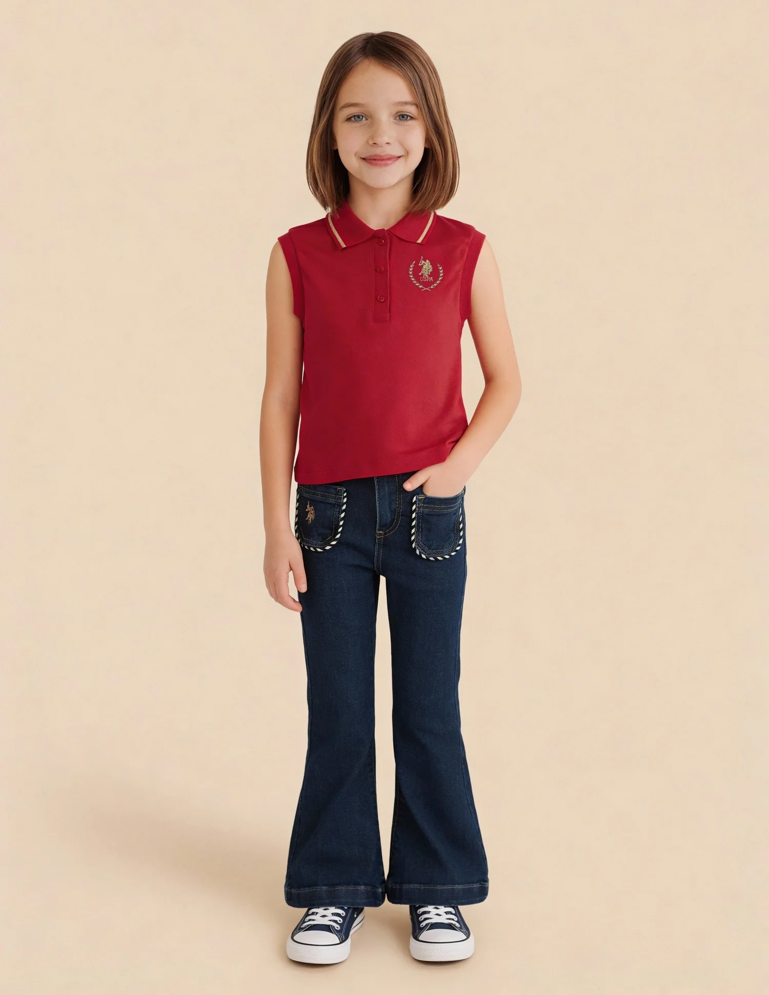Girls Solid Regular Fit Top - Image 3