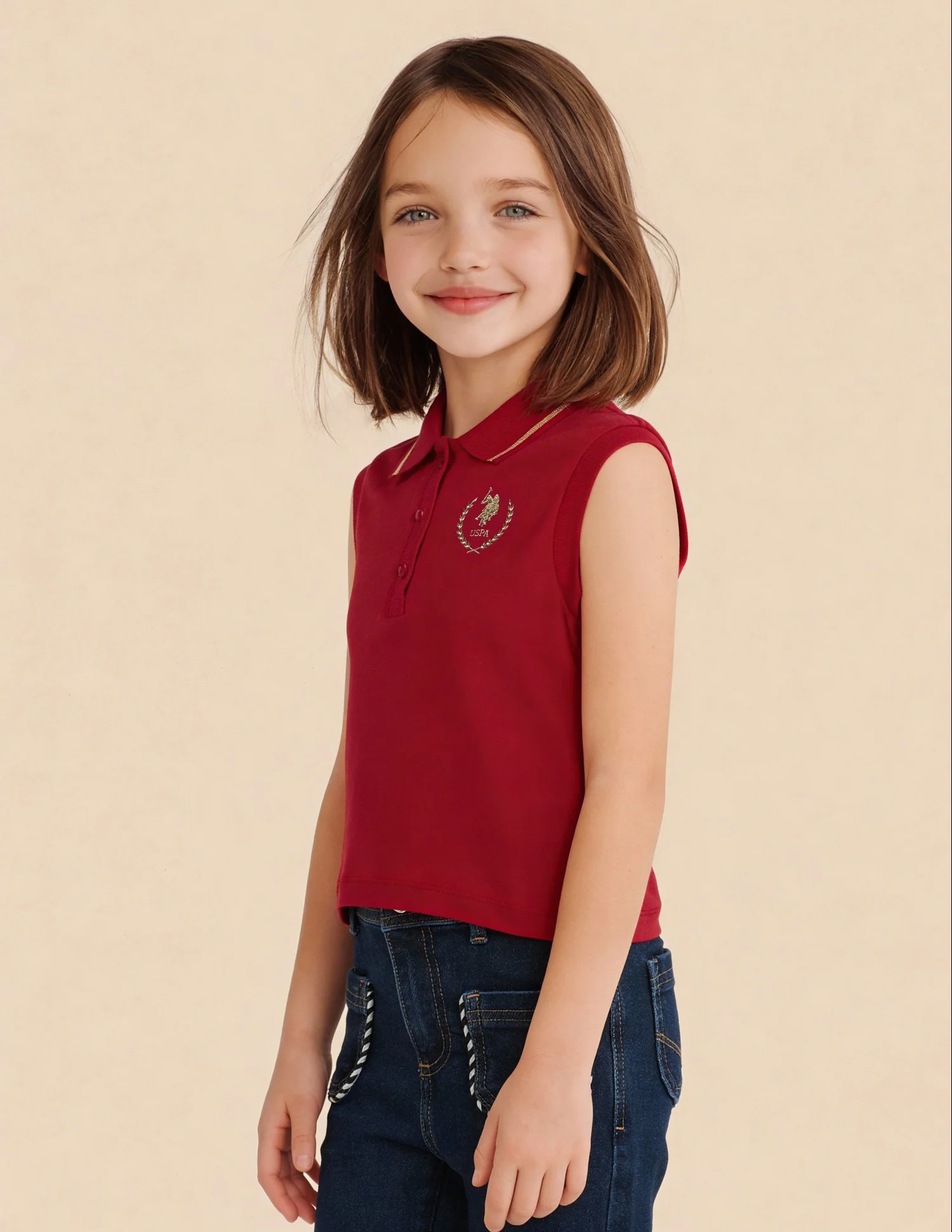 Girls Solid Regular Fit Top - Image 4