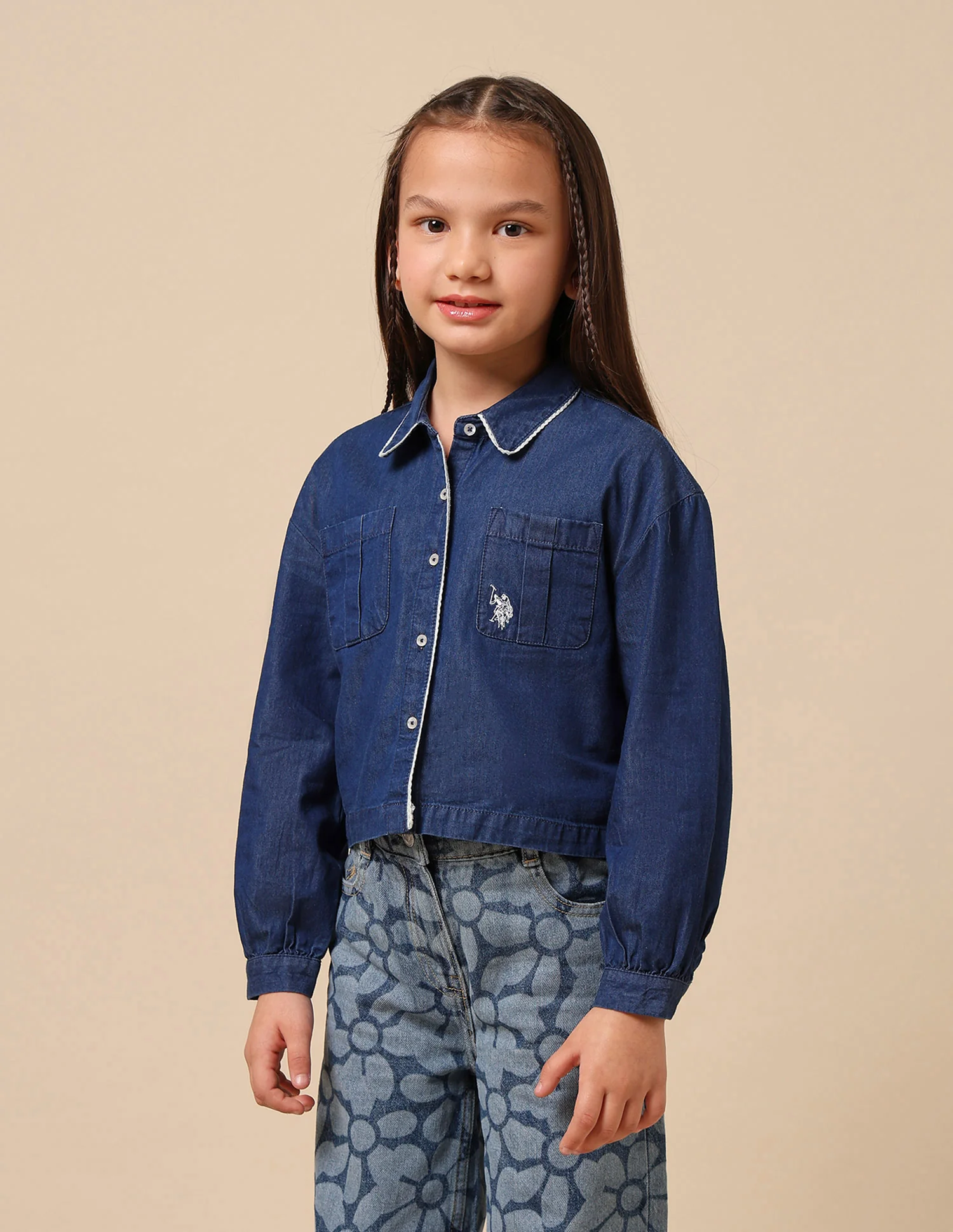 Girls Solid Regular Fit Top - Image 4