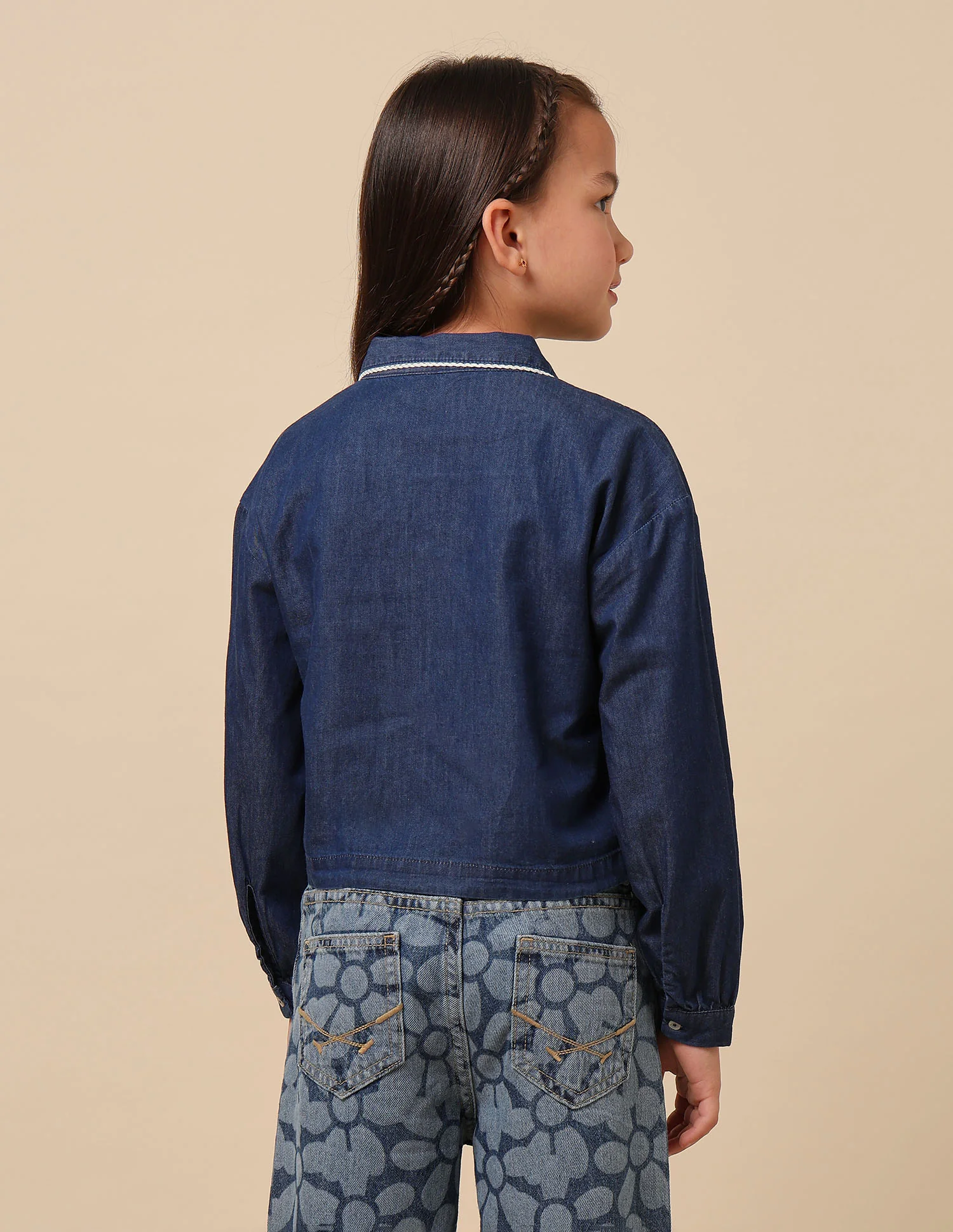 Girls Solid Regular Fit Top - Image 5